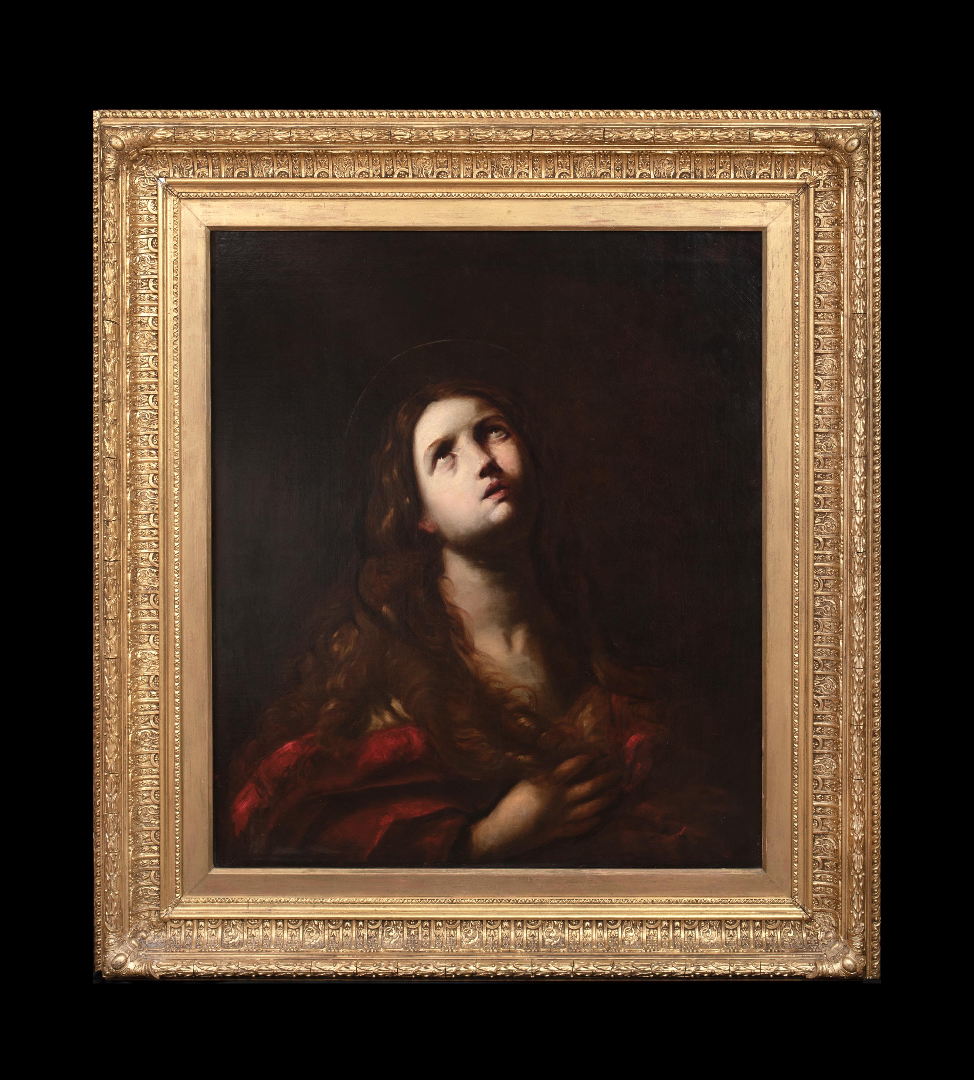 The Penitent Mary Magdalene, 17th Century Venetian School – Painting von Unknown