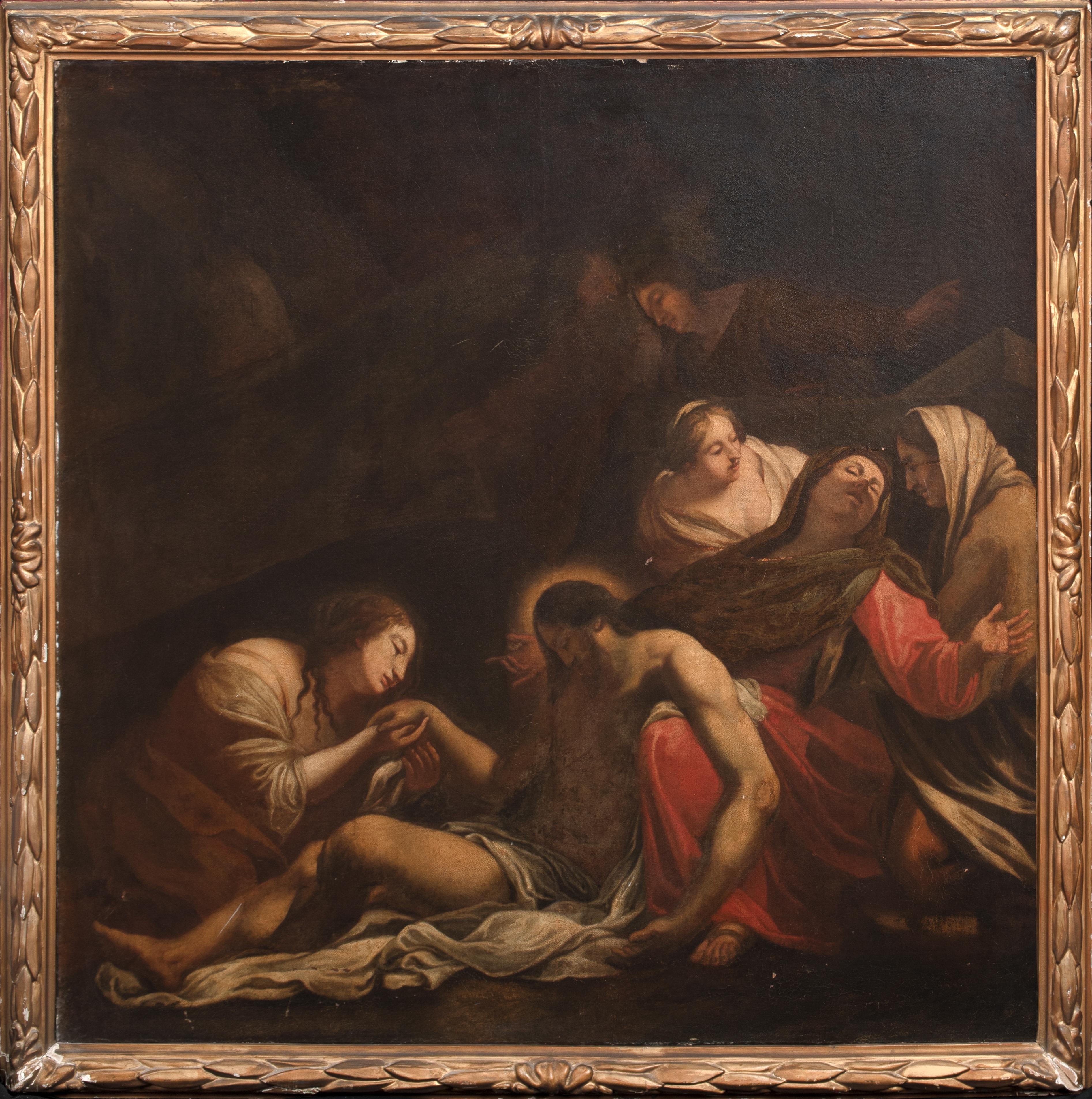 Unknown Portrait Painting – The Pieta, 17th Century circle of TINTORETTO (1518-1594)