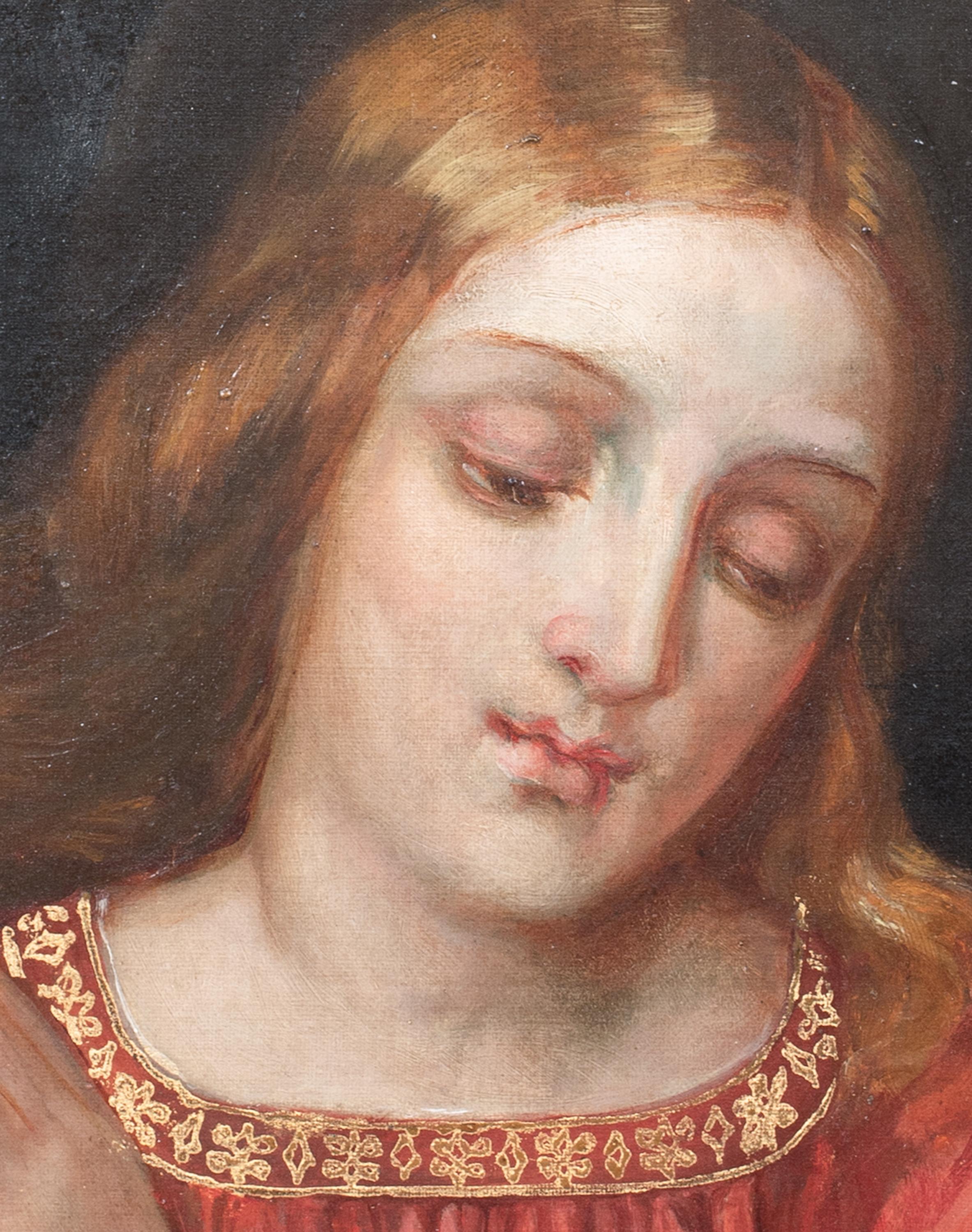 The Prayer Of St Joan Of Arc, 19th Century  Pre-Raphaelite School For Sale 4
