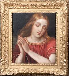 The Prayer Of St Joan Of Arc, 19th Century  Pre-Raphaelite School