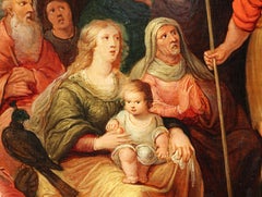 The Preaching of St. John the Baptist, Workshop of Fans Francken II, 1600s