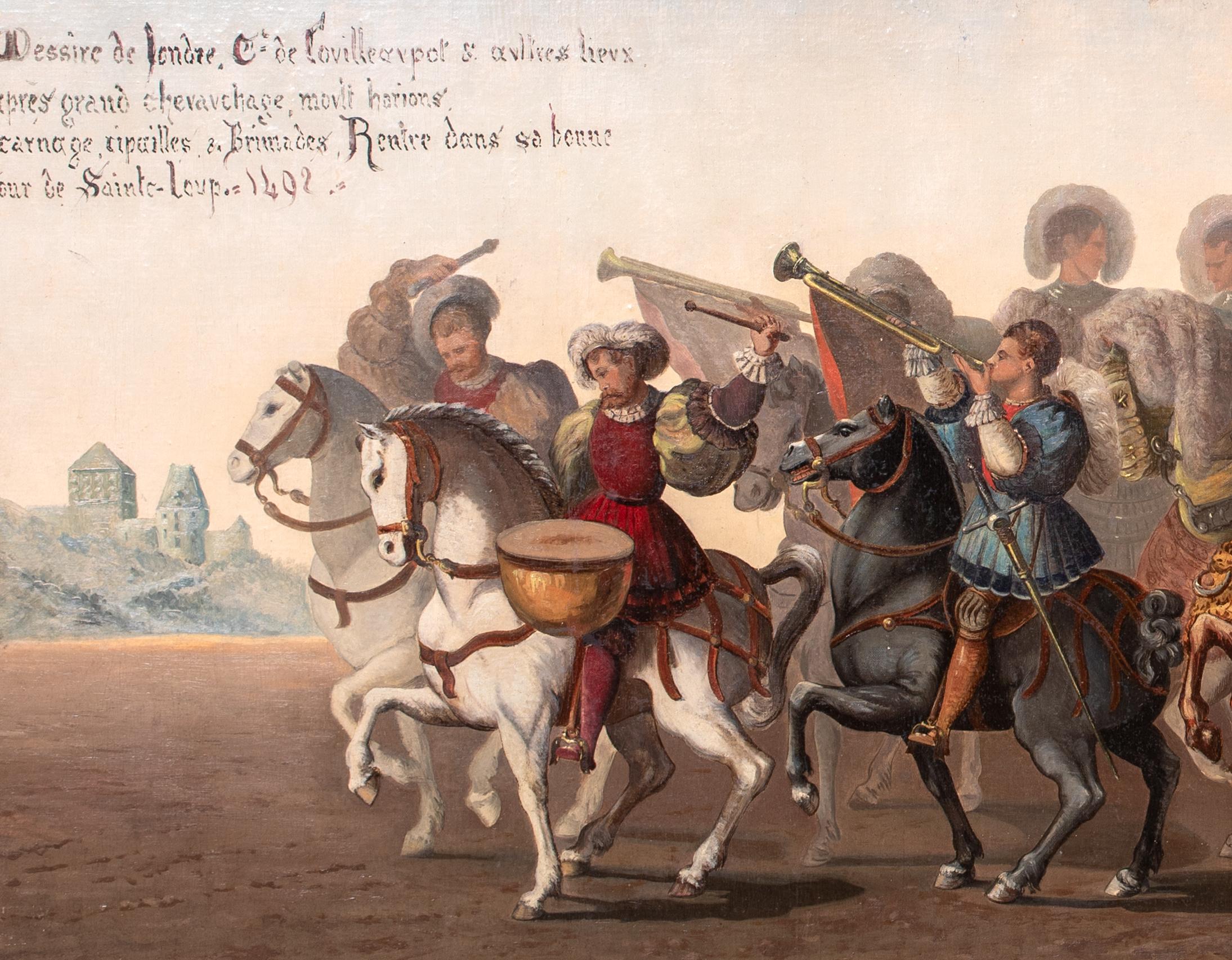 The Procession Of Joan Of Arc, The Siege Of Orléans, 19th Century  French School 6