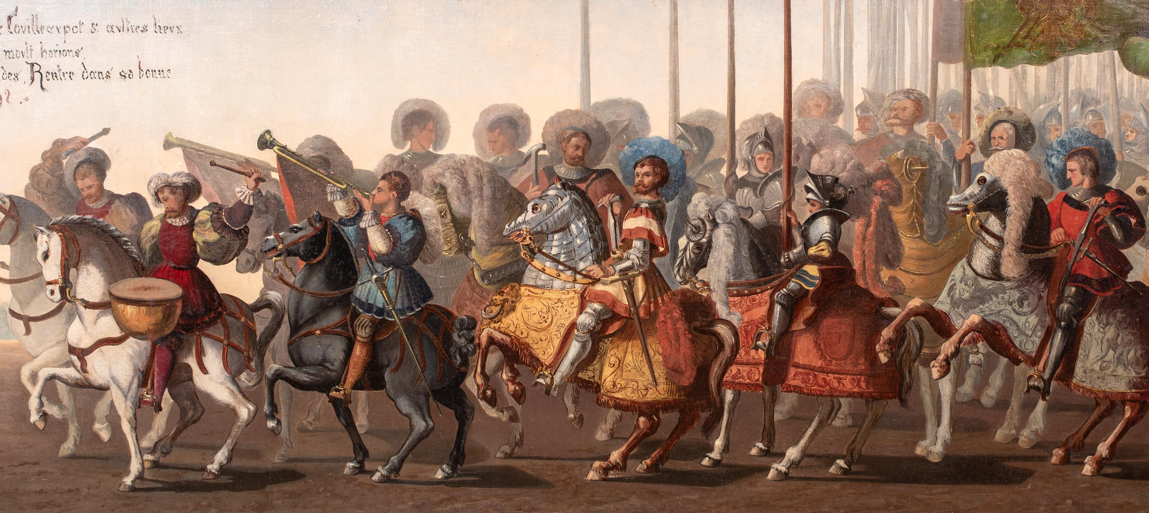 The Procession Of Joan Of Arc, The Siege Of Orléans, 19th Century  French School 1