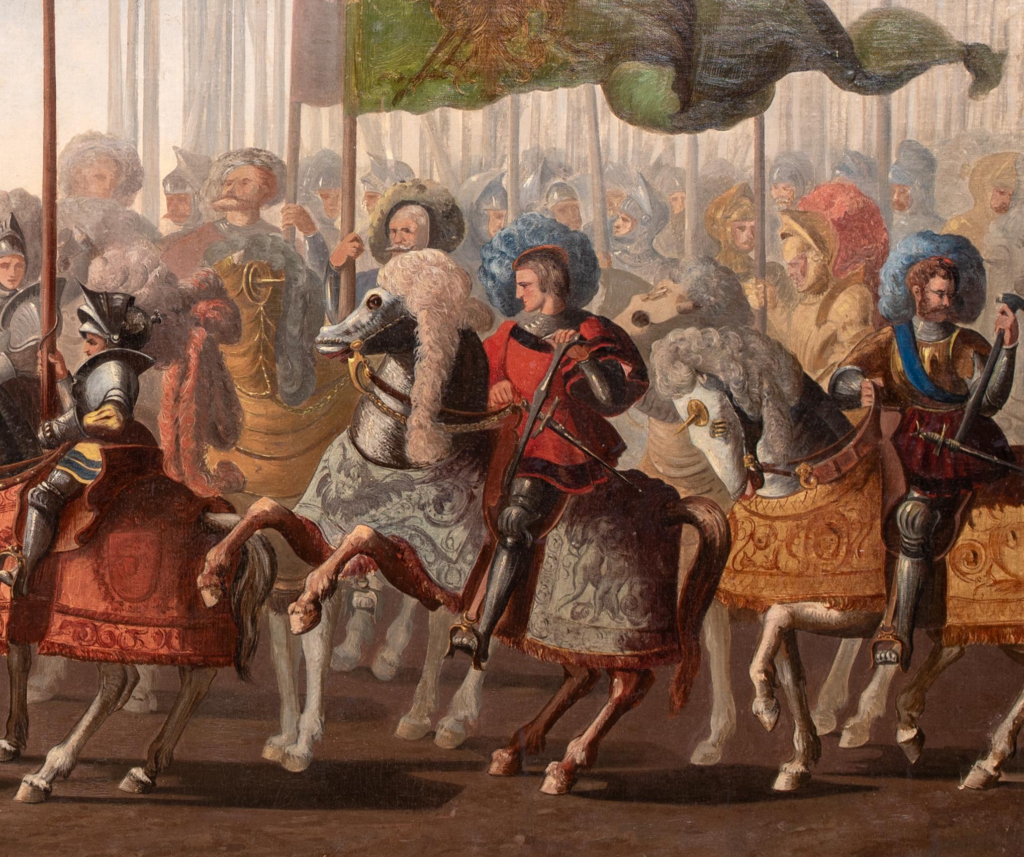 The Procession Of Joan Of Arc, The Siege Of Orléans, 19th Century  French School 2