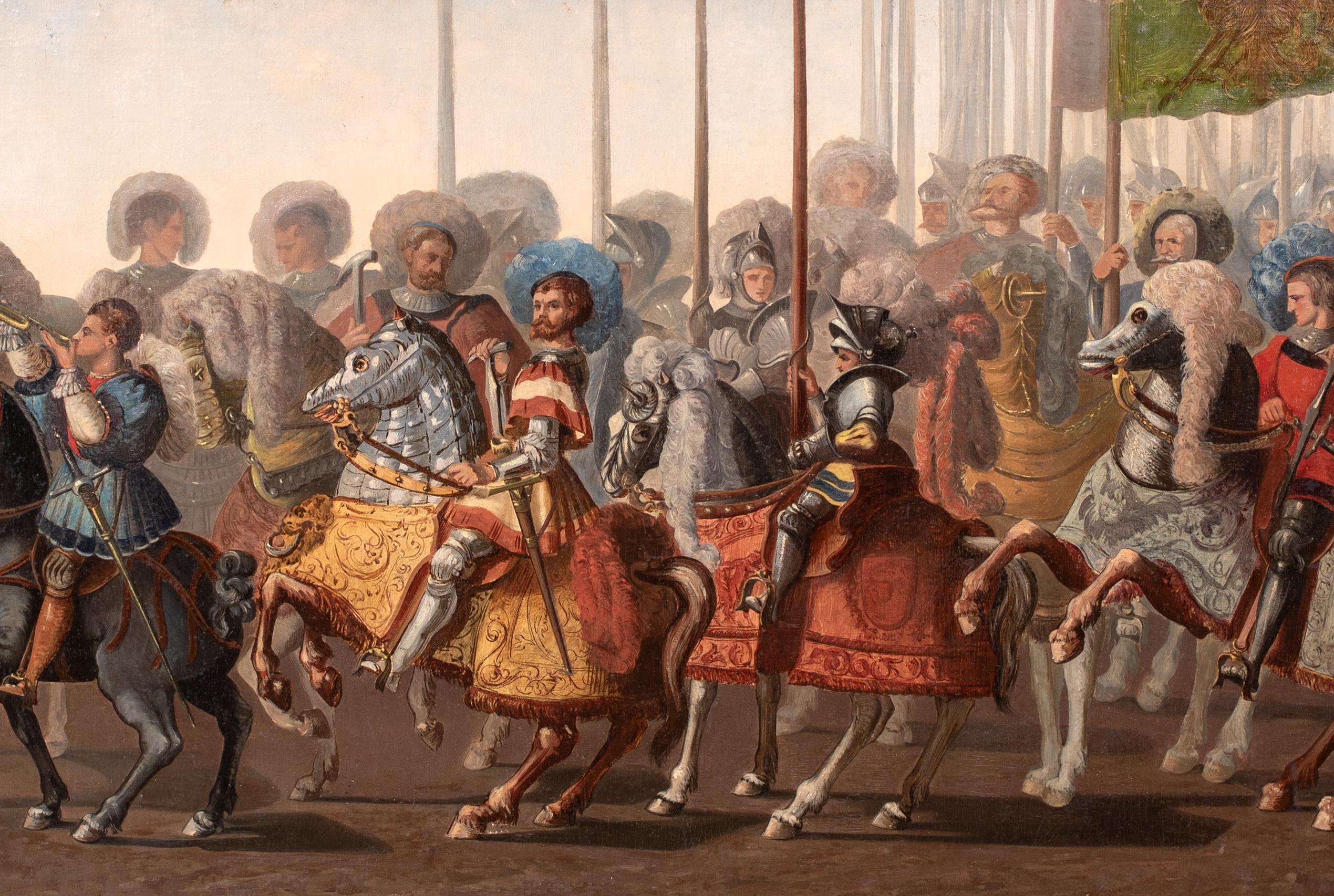 The Procession Of Joan Of Arc, The Siege Of Orléans, 19th Century  French School 3