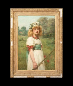 The Queen Of May, dated 1877 by Valentine Cameron PRINSEP (1838-1904)