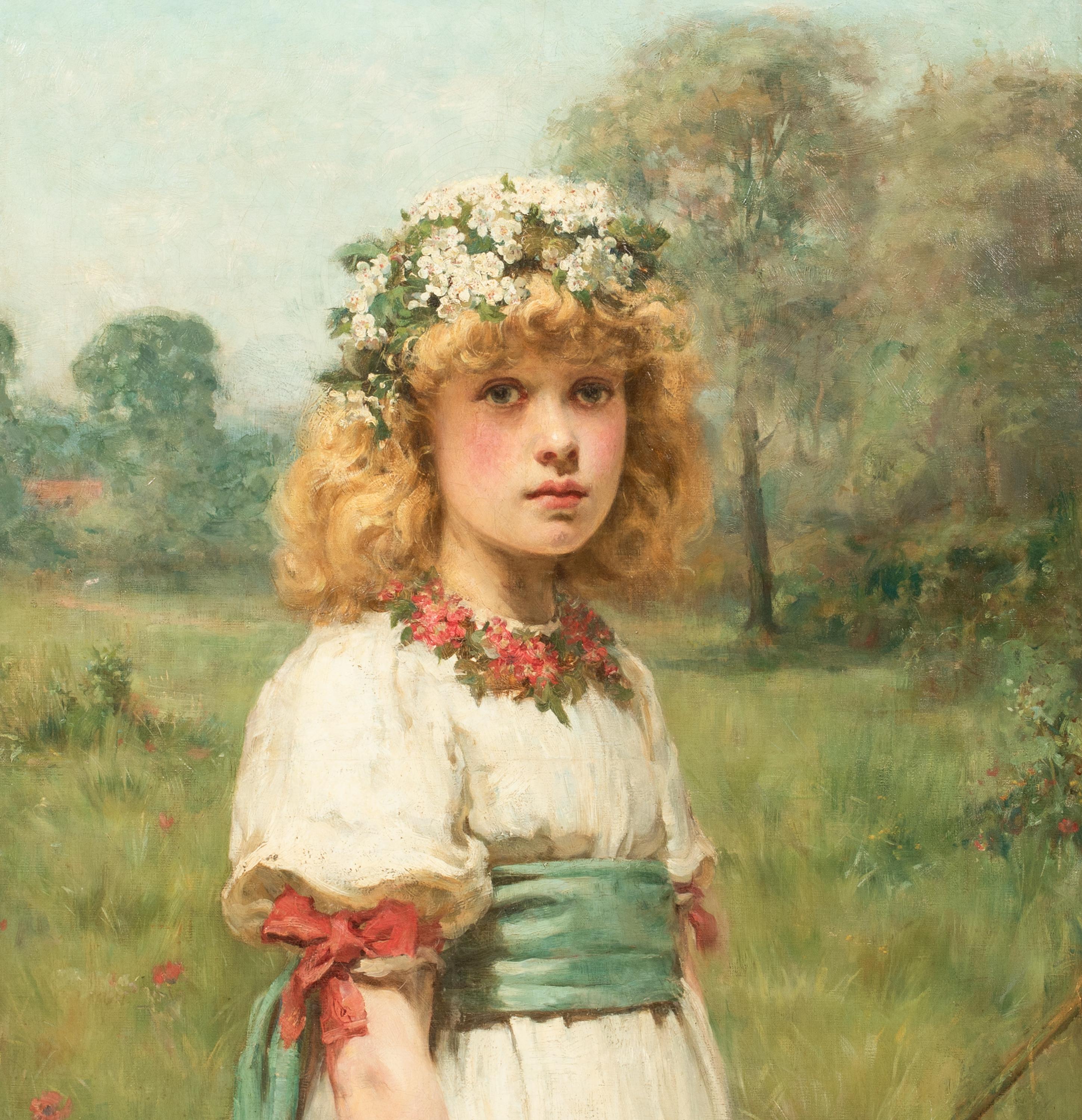 The Queen Of May, dated 1877  by Valentine Cameron PRINSEP (1838-1904) For Sale 2