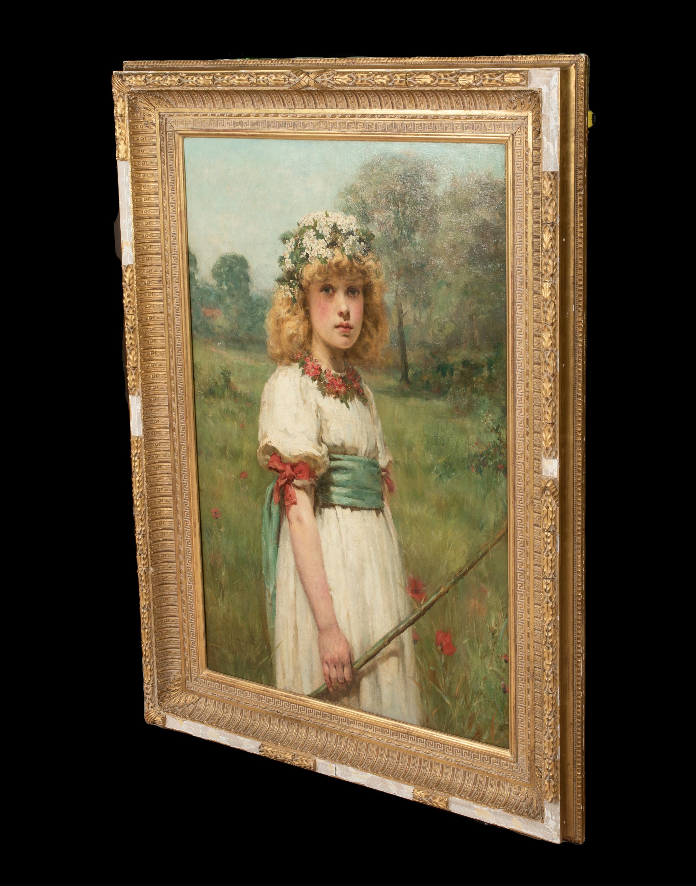 The Queen Of May, dated 1877  by Valentine Cameron PRINSEP (1838-1904) For Sale 4