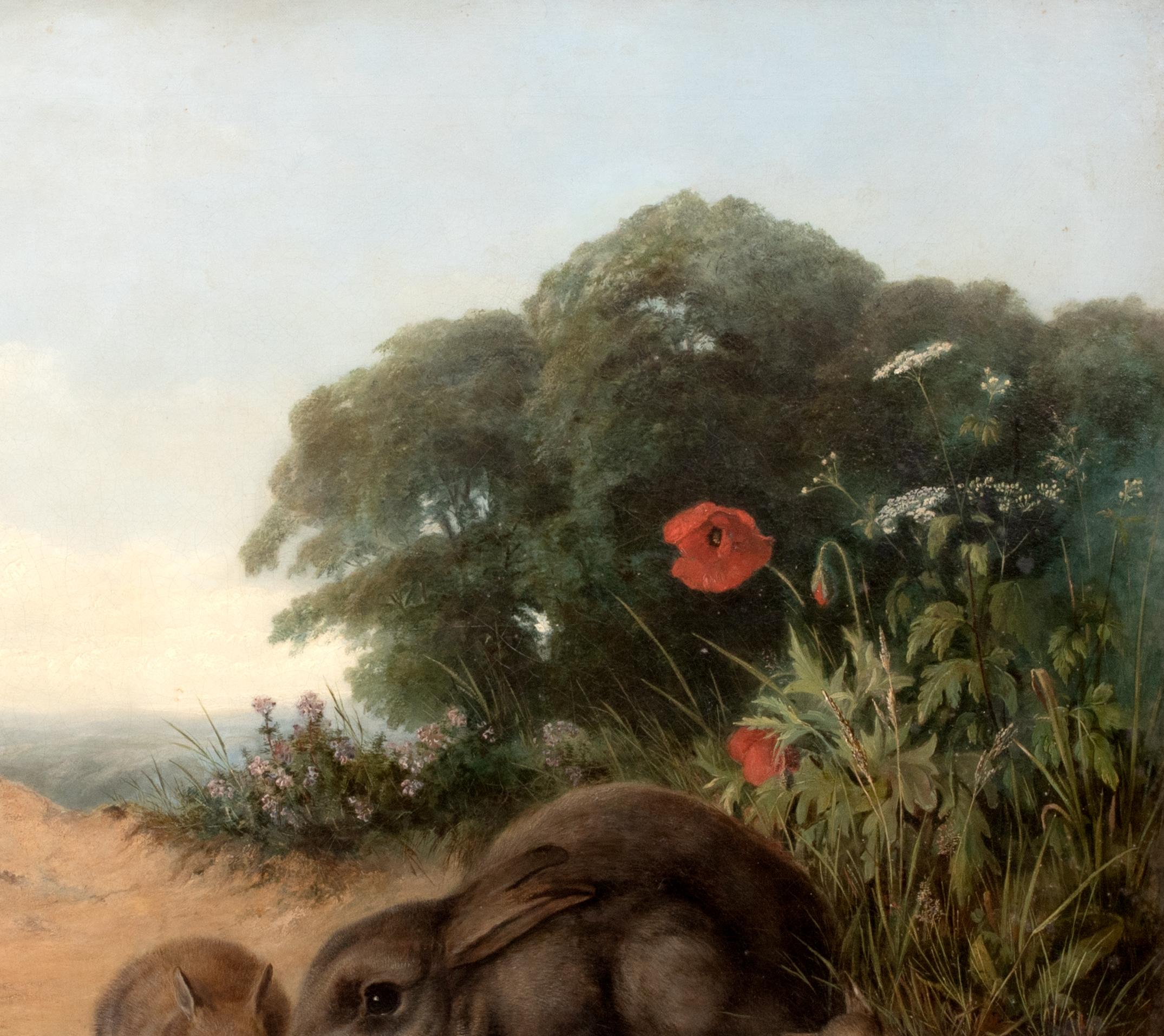 The Rabbit Family, 19e siècle   par Henry Barnard Gray (1844-1871) en vente 4