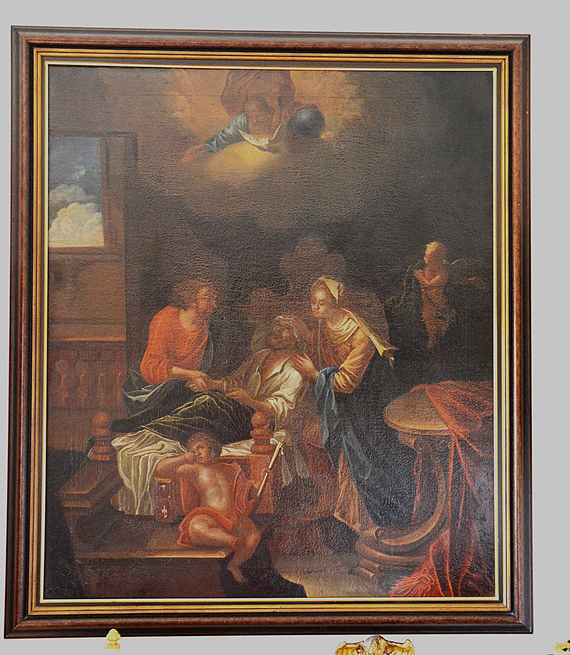 Die Auferweckung des Lazarus – Painting von Unknown