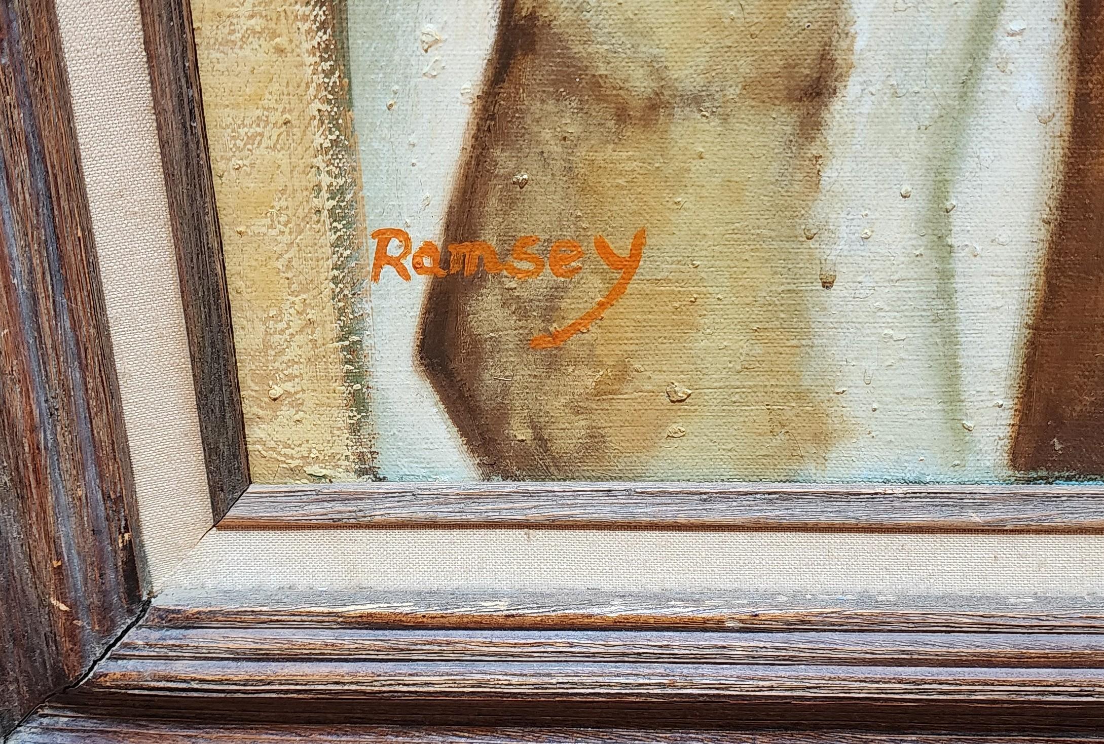 The Red Balloon - Painting by Unknown