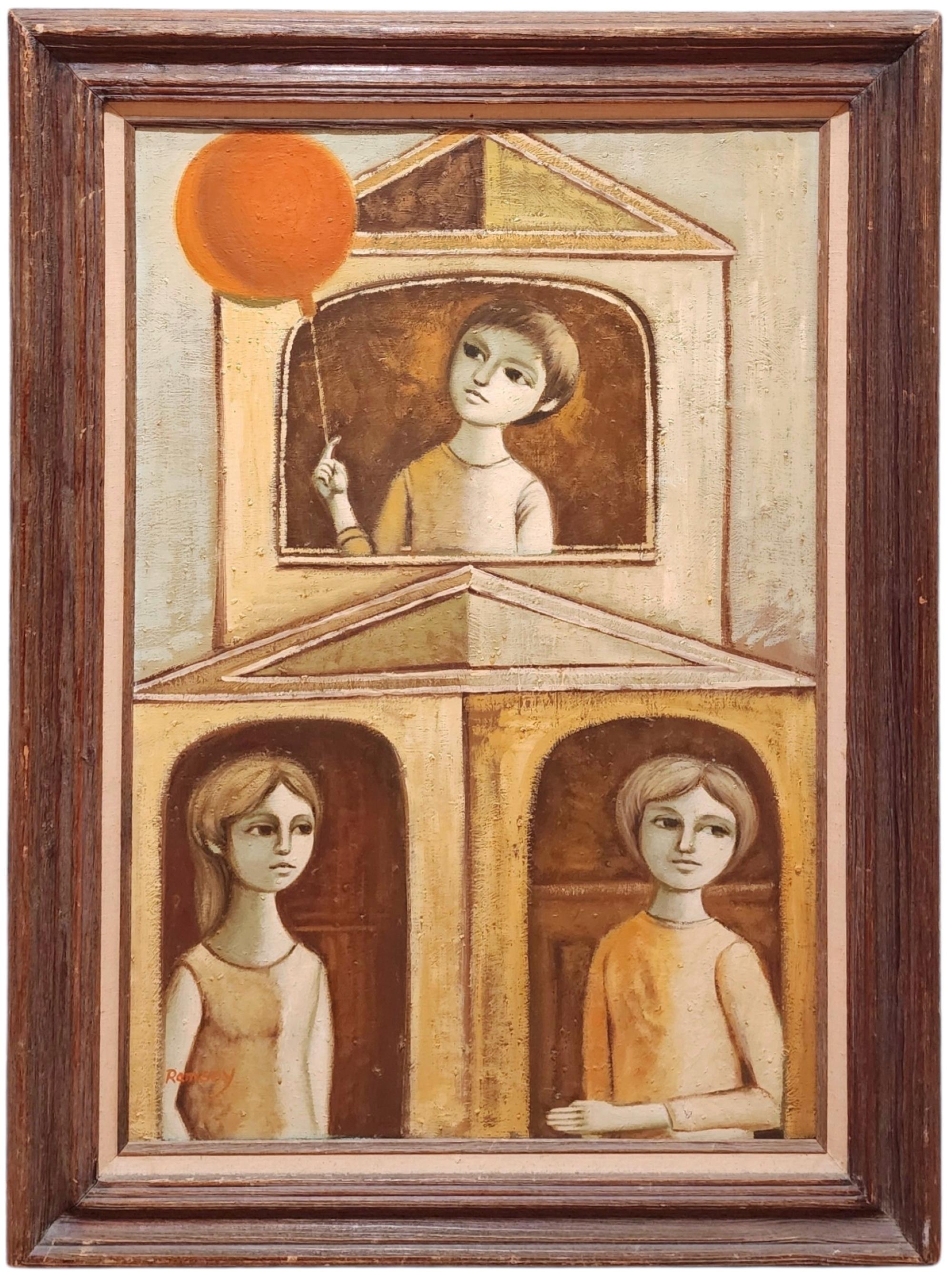 Unknown Interior Painting - The Red Balloon