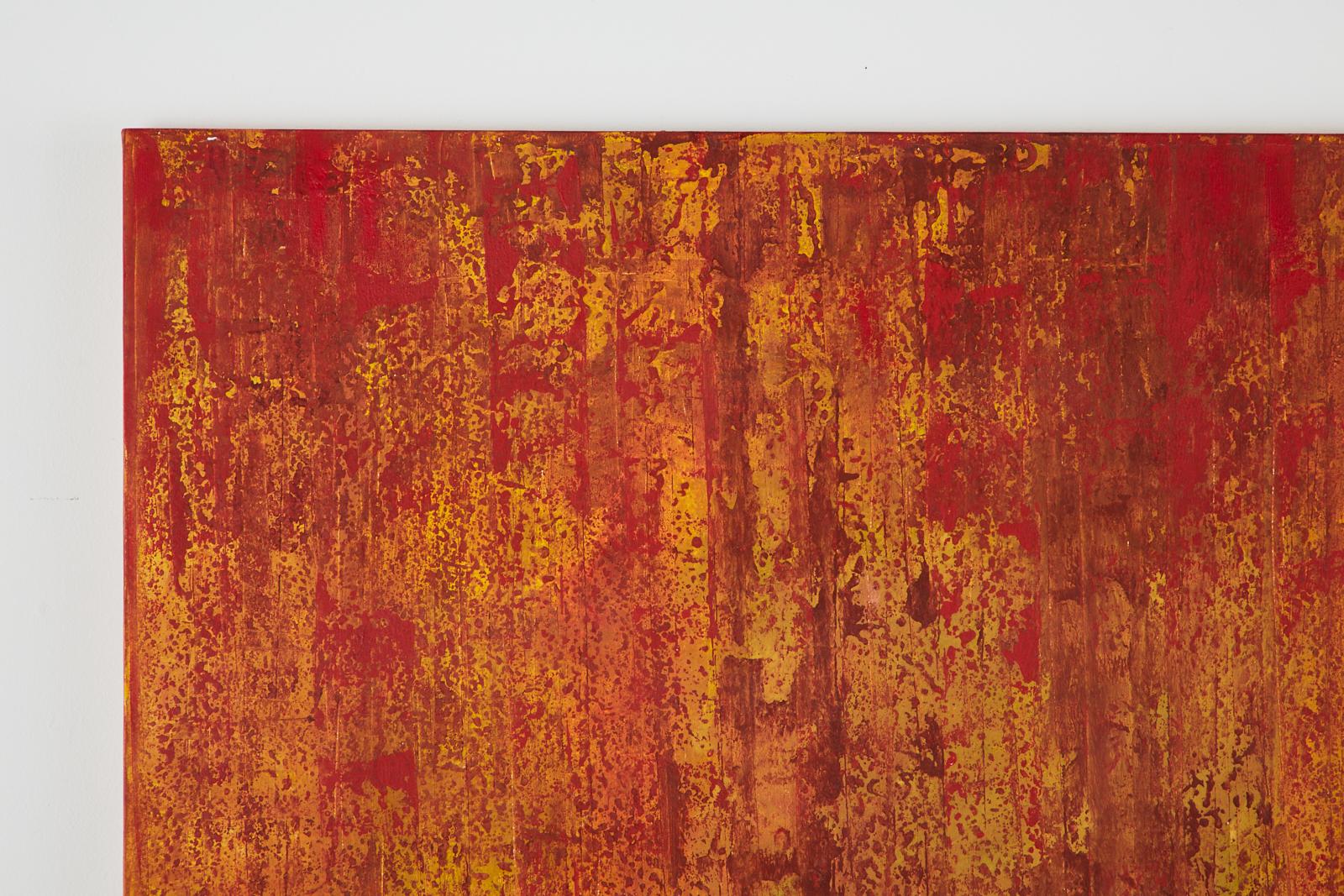 The Red Forest Modern Abstract For Sale 4