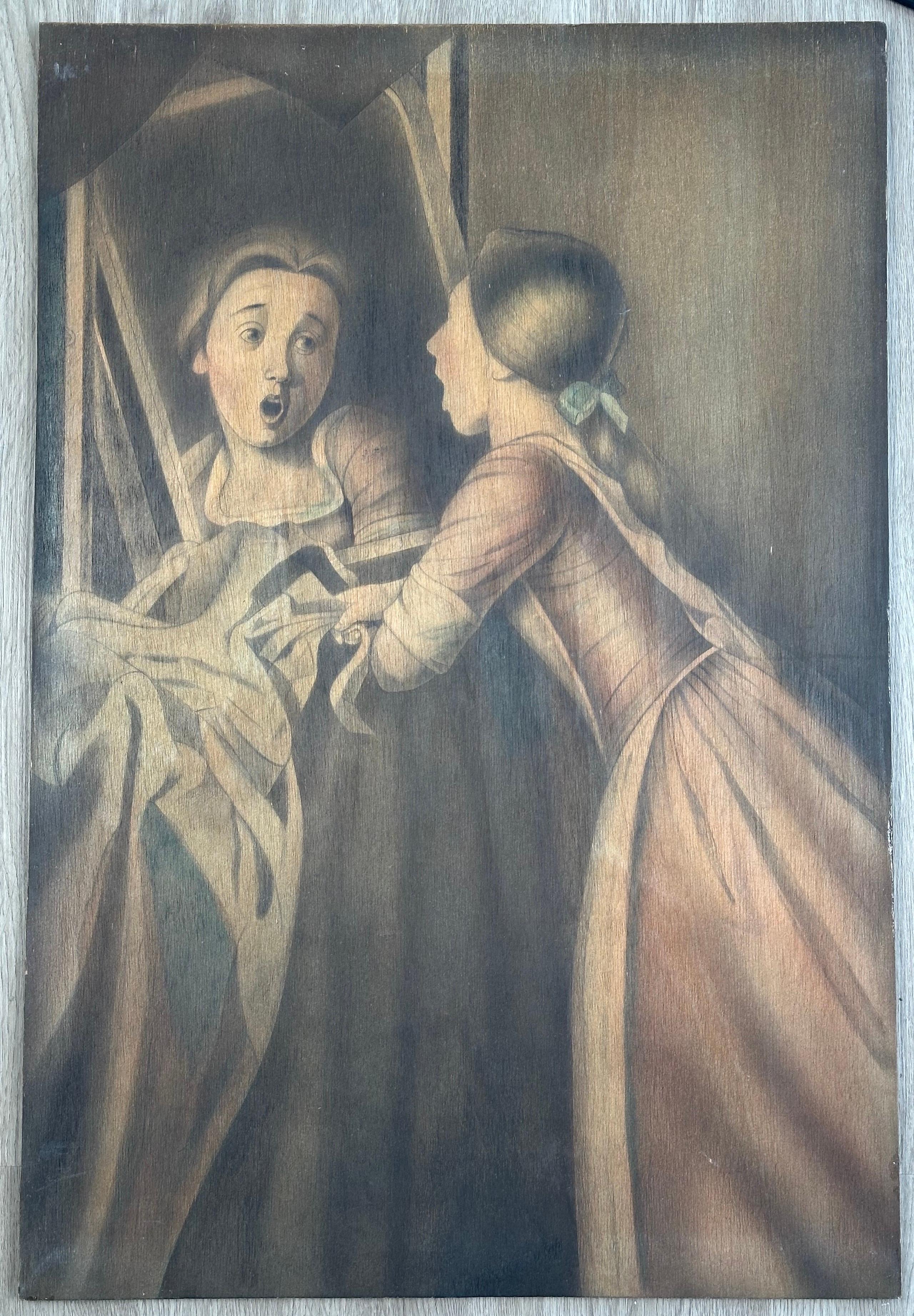 The Rehearsal for Spontaneity - Painting by Unknown