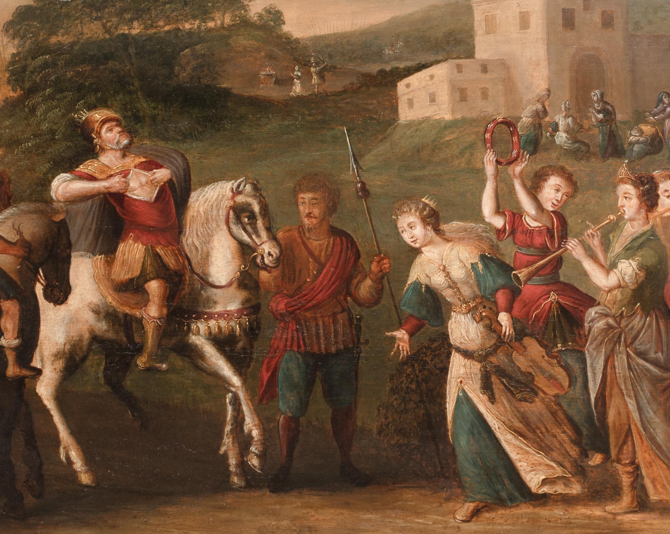 Il ritorno del re Agamennone, XVI secolo Frans I FLORIS (1516-1570) Guerra di Troia in vendita 1