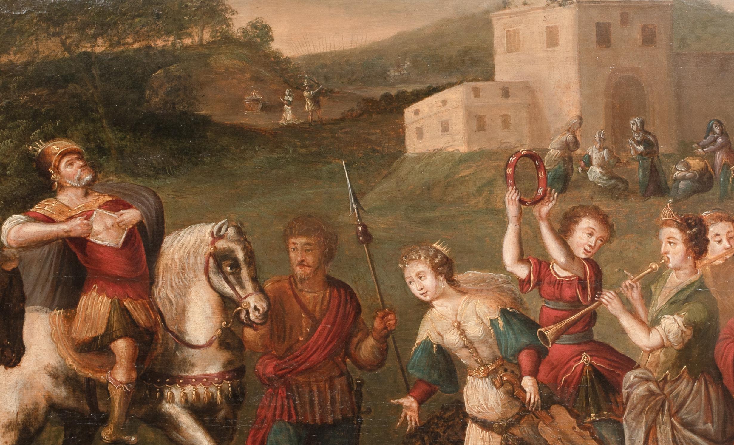 Il ritorno del re Agamennone, XVI secolo Frans I FLORIS (1516-1570) Guerra di Troia in vendita 3