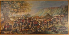 Antique "The Return to Camp After Tiger Shooting" by WSS