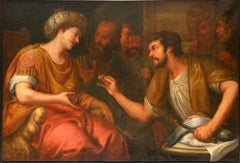 The Ring of Polycrates, Tyrant of Samos, Circle Antonio Molinari? Venise, 17th C