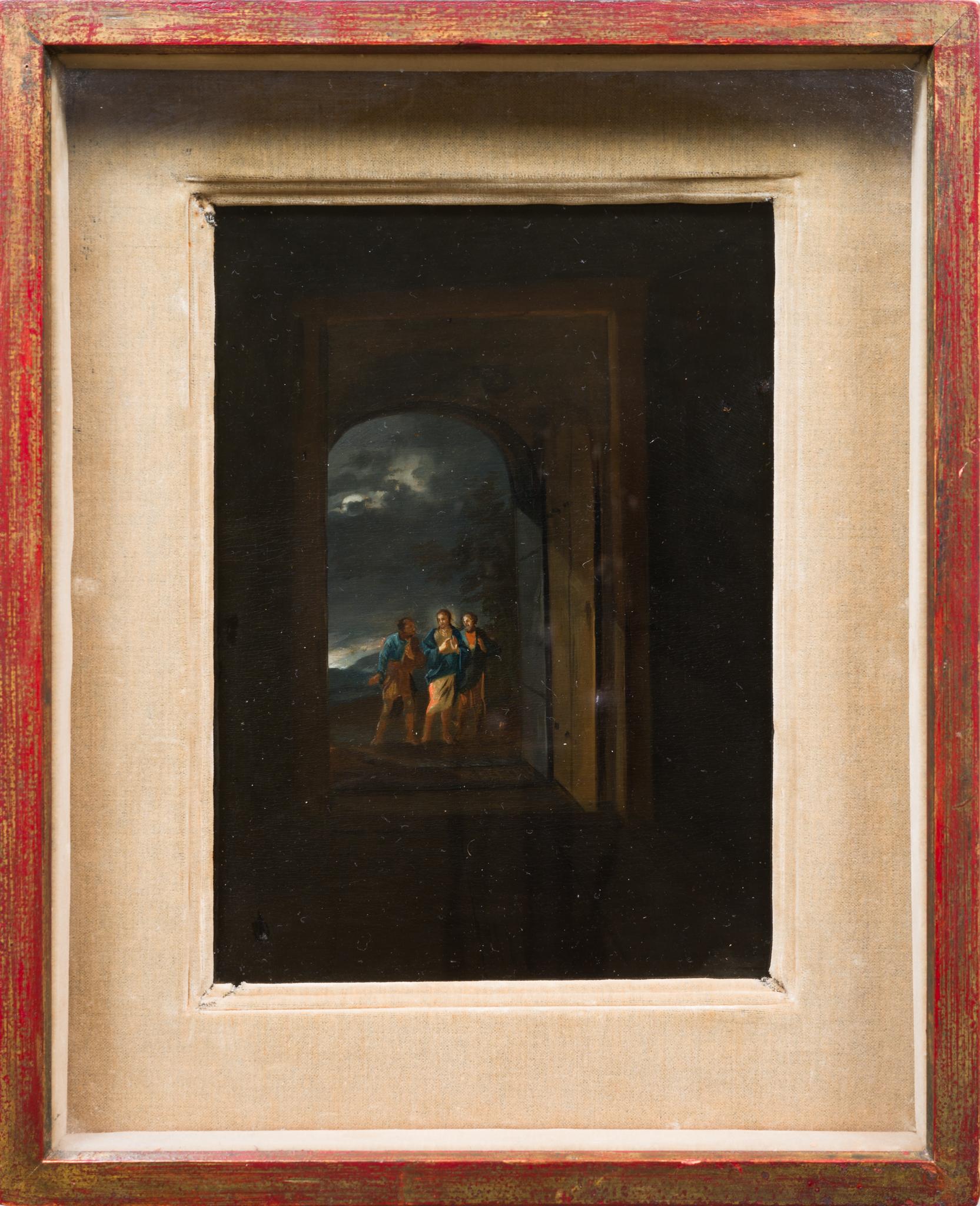 La strada per Emmaus, dipinto antico tedesco