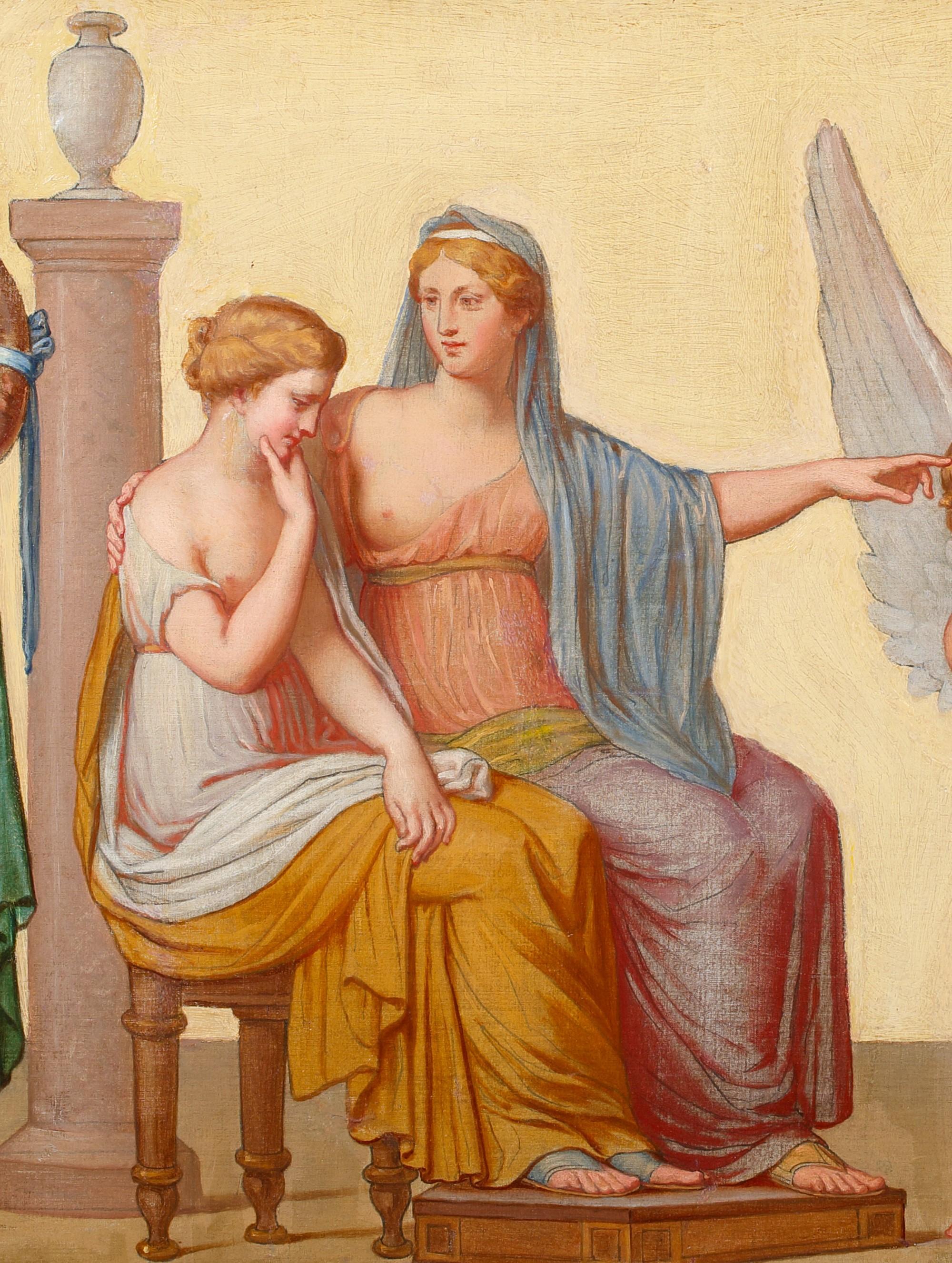 Los Dioses Romanos En Una Alegoría Del Amor, Siglo XVIII  Escuela italiana en venta 2