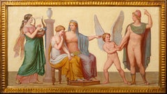 Antique The Roman Gods In An Allegory Of Love, 18th Century  Italian School 