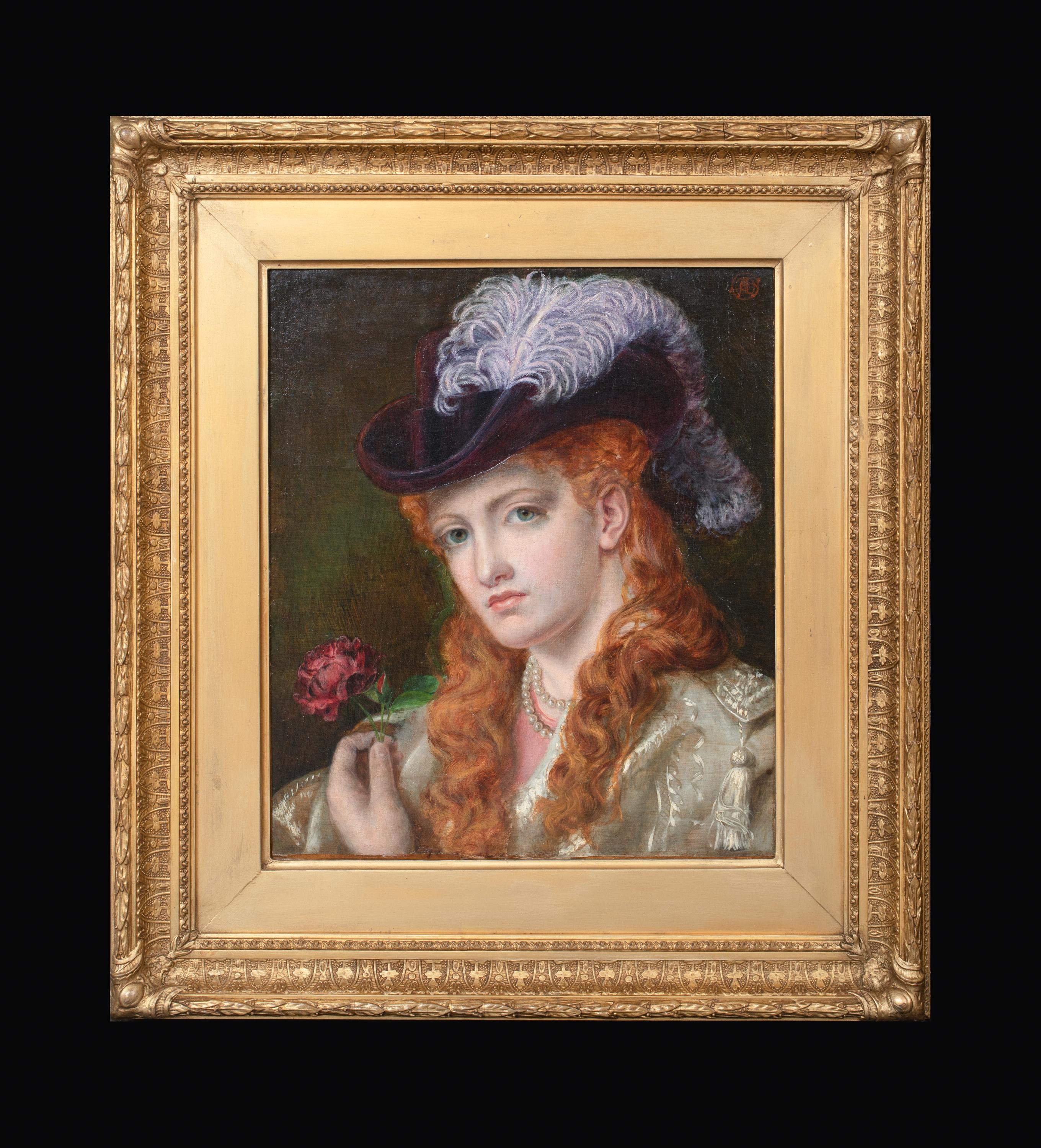 The Rose, 19. Jahrhundert  Emma SANDYS (1834-1877)  – Painting von Unknown