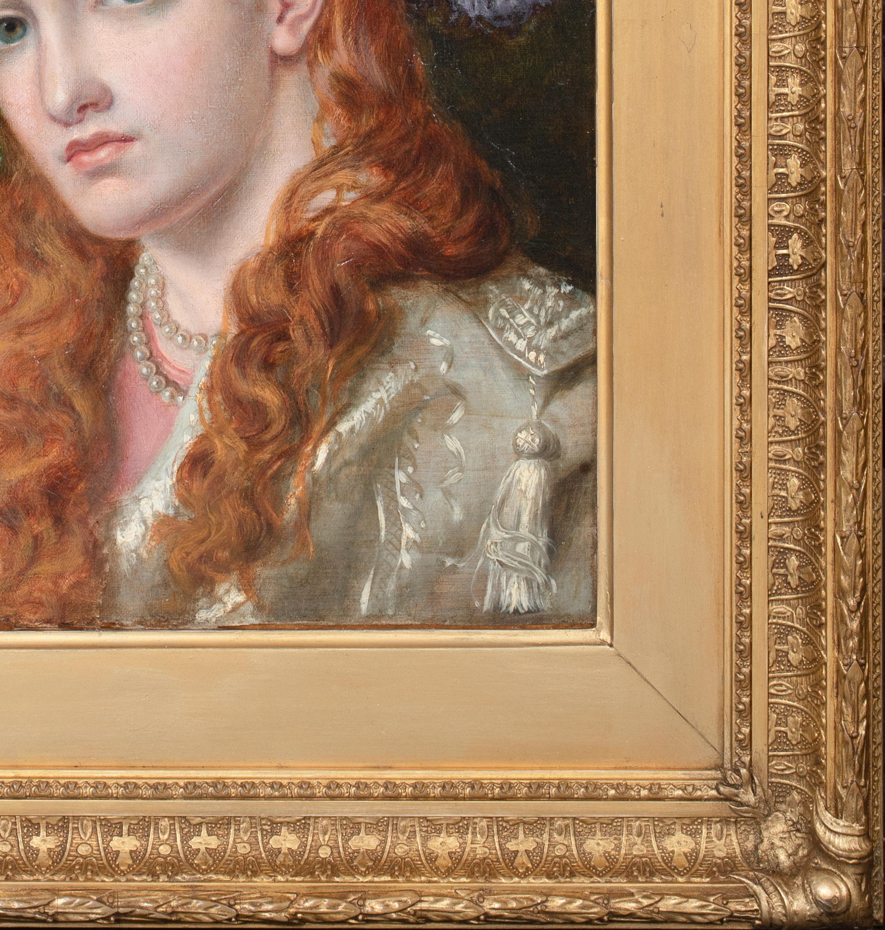 The Rose, 19th Century  by Emma SANDYS (1834-1877)  For Sale 1