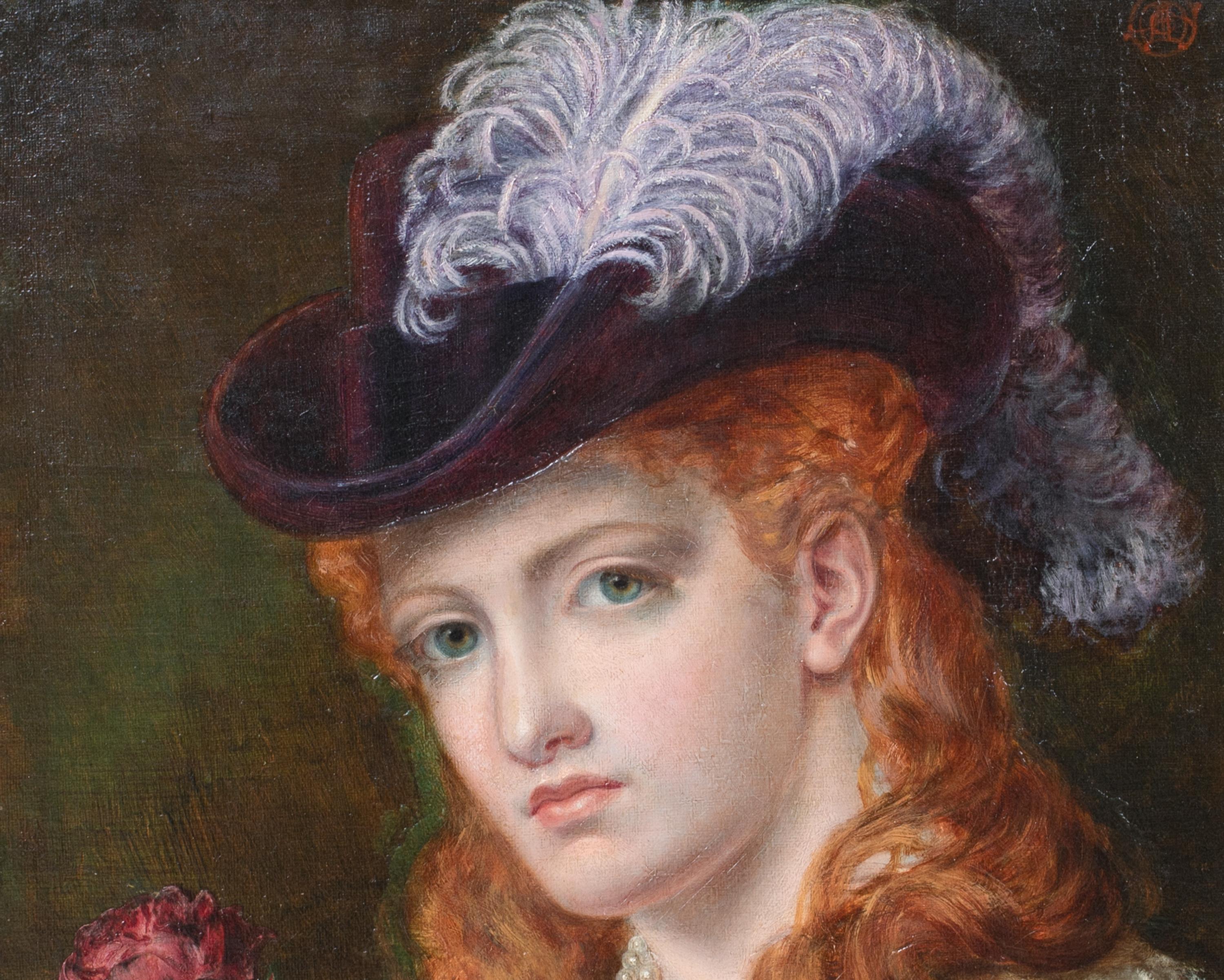 The Rose, 19. Jahrhundert  Emma SANDYS (1834-1877)  im Angebot 3