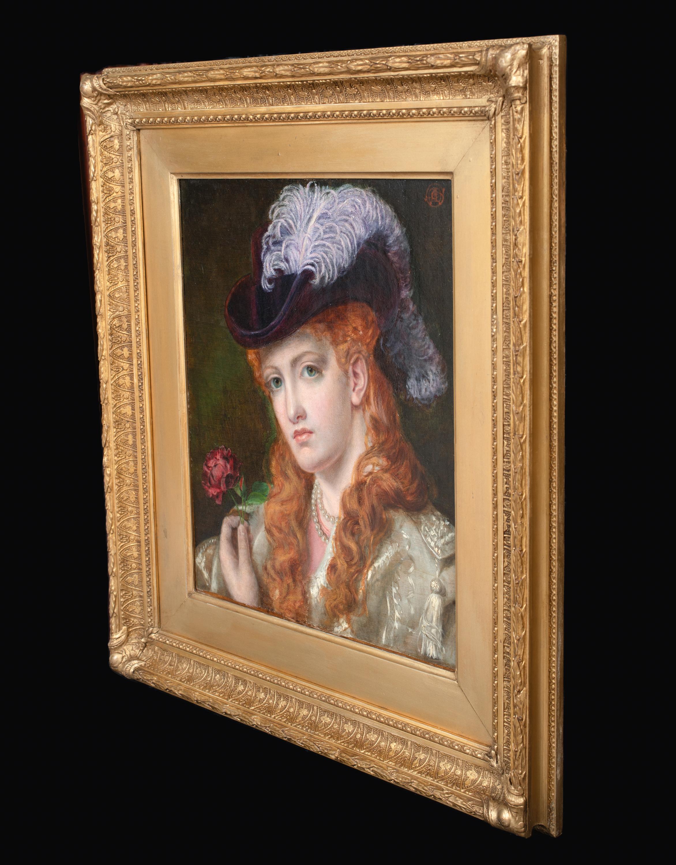 The Rose, 19th Century  by Emma SANDYS (1834-1877)  For Sale 5
