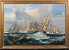 The Royal British Navy off the Cape of Good Hope, South Africa, 19th Century