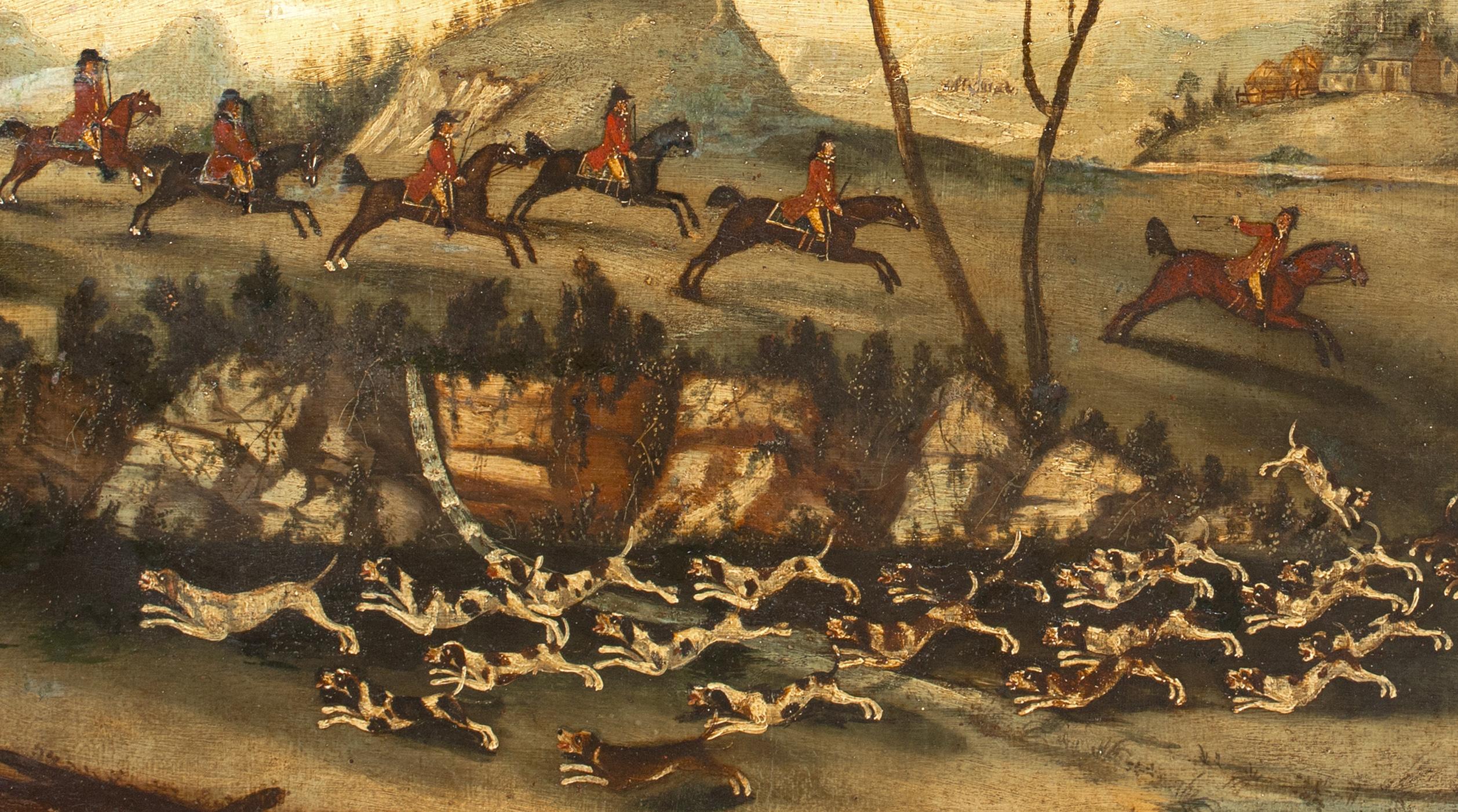The Royal Hunt, 18th Century  attributed to JOHN CORDREY (1765-1825) For Sale 6