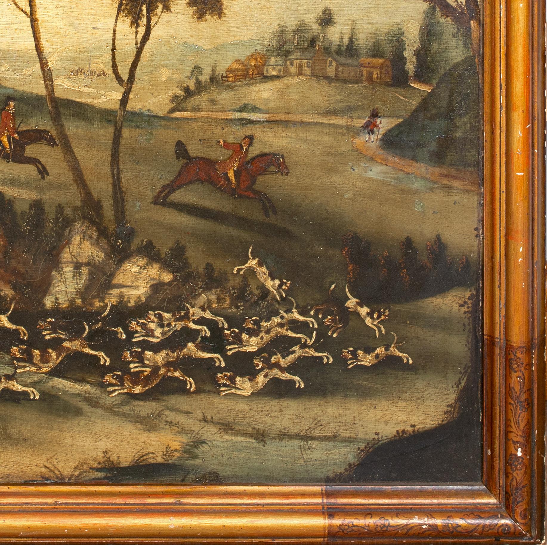 The Royal Hunt, 18th Century

attributed to JOHN CORDREY (1765-1825)

Large 18th century English scene of The Royal Hunt, oil on panel attributed to John Cordrey. Excellent quality and condition of the Royal Hunting Party in full cry with the hounds