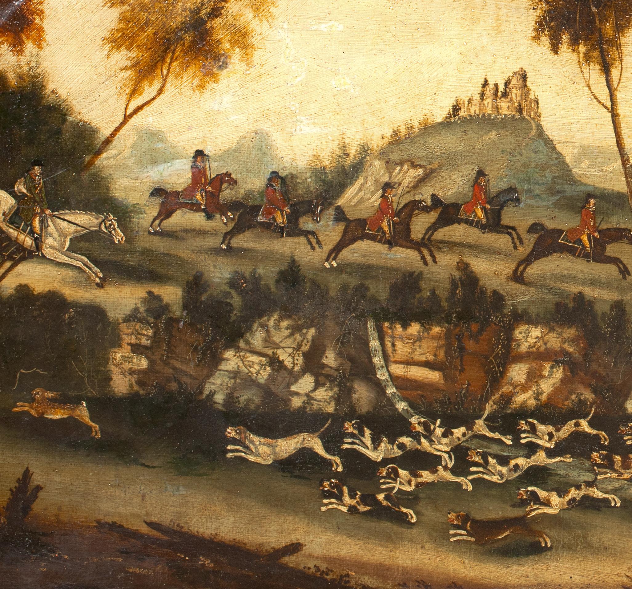 The Royal Hunt, 18th Century  attributed to JOHN CORDREY (1765-1825) For Sale 3