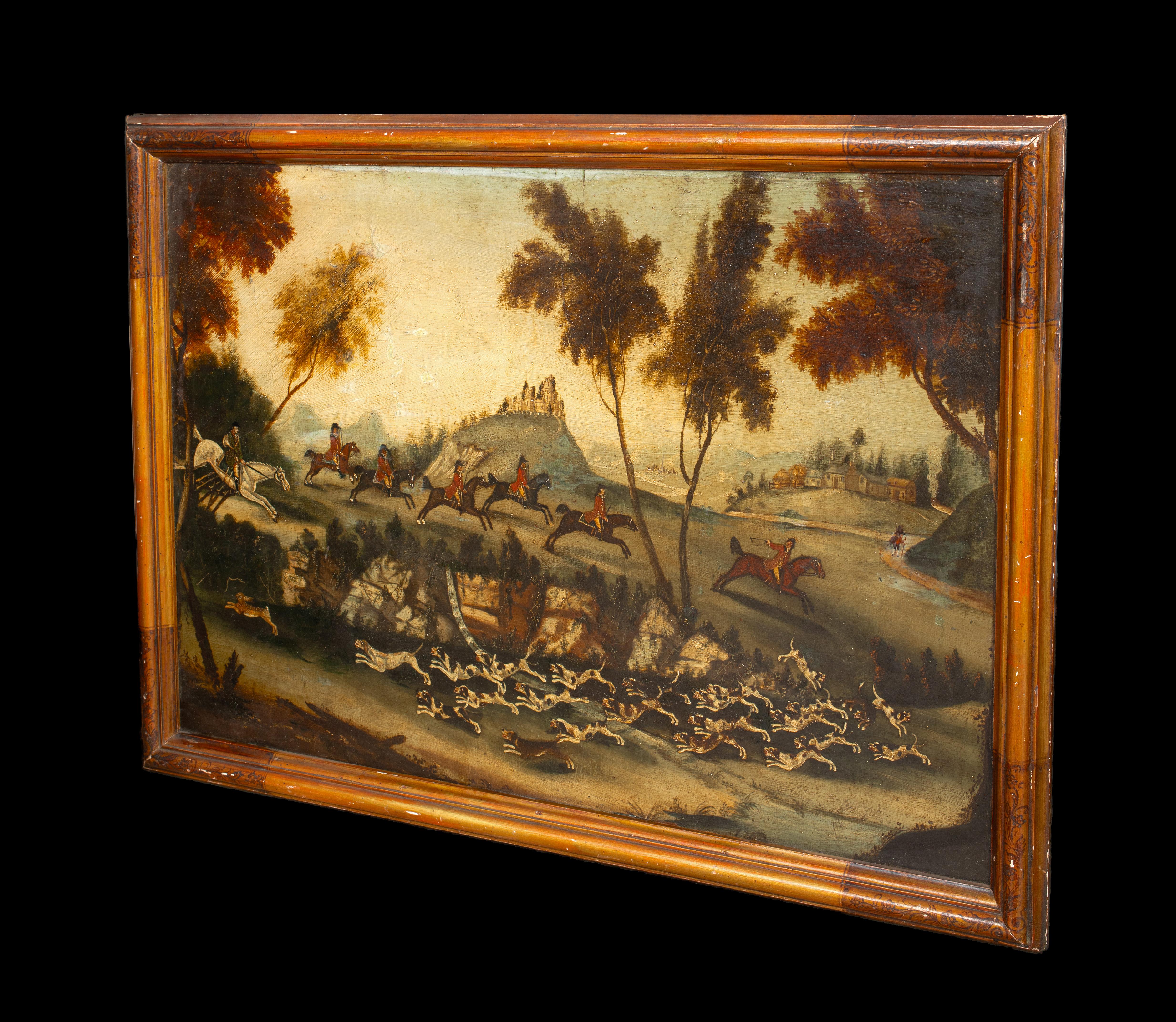 The Royal Hunt, 18th Century  attributed to JOHN CORDREY (1765-1825) For Sale 4