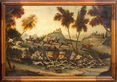 Die königliche Jagd, 18. Jahrhundert  JOHN CORDREY zugeschrieben (1765-1825)