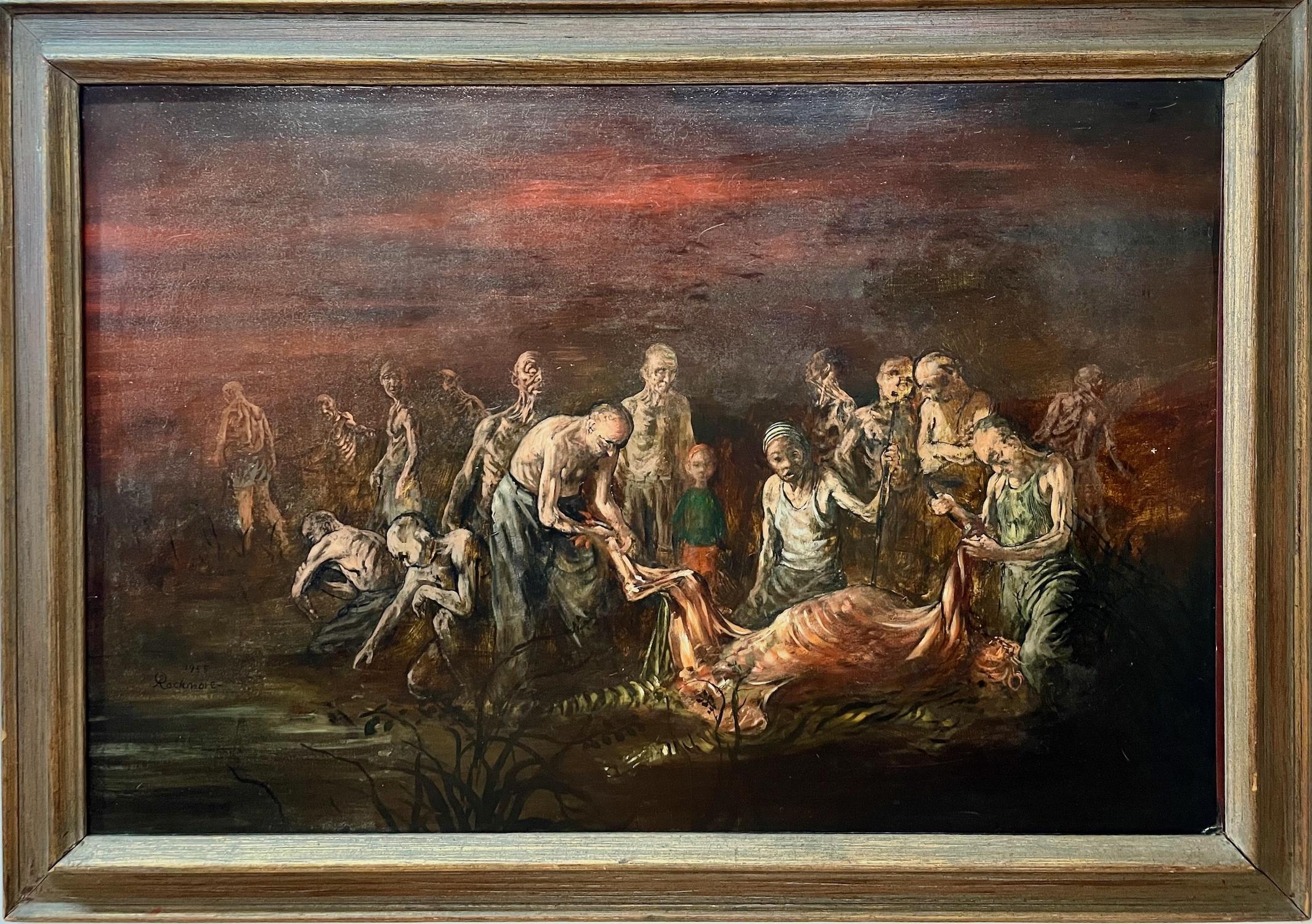 Unknown Figurative Painting – The Sacrifice