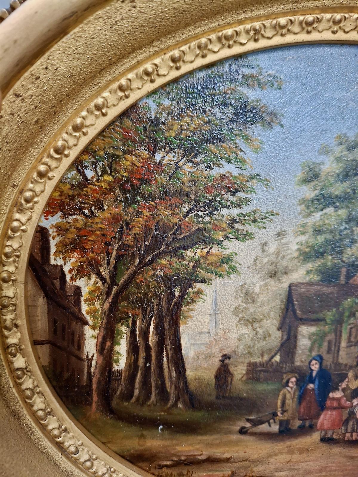 “The Showman” after Abraham Le Blond - Painting by Unknown