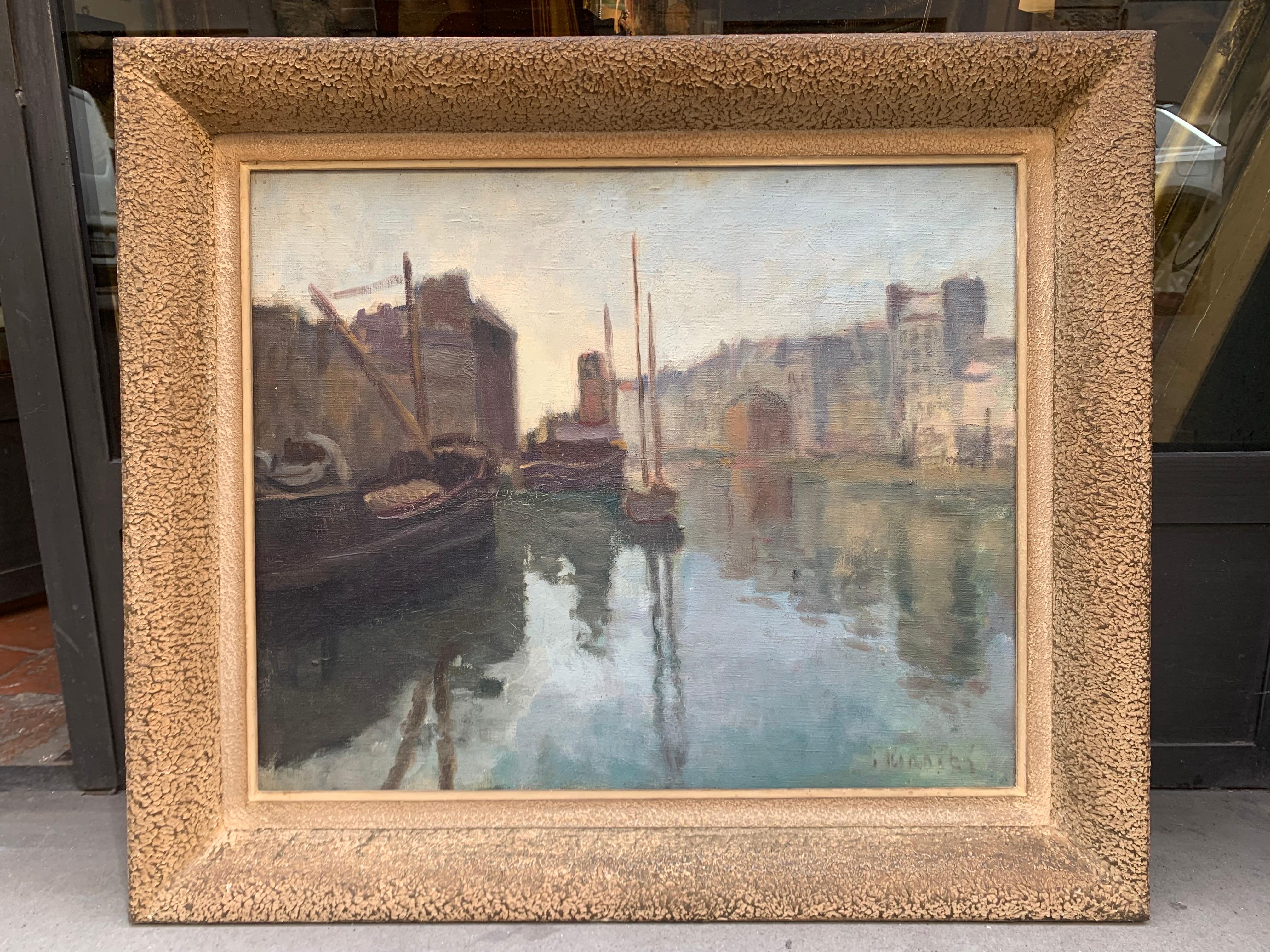 Il canale del sonno nella nebbia (1930 circa)

Scuola francese - Painting Realismo di Unknown