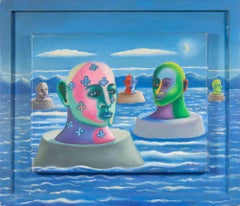L'âme de Picasso et des artistes du XXe siècle - Peinture à l'huile - années 1990