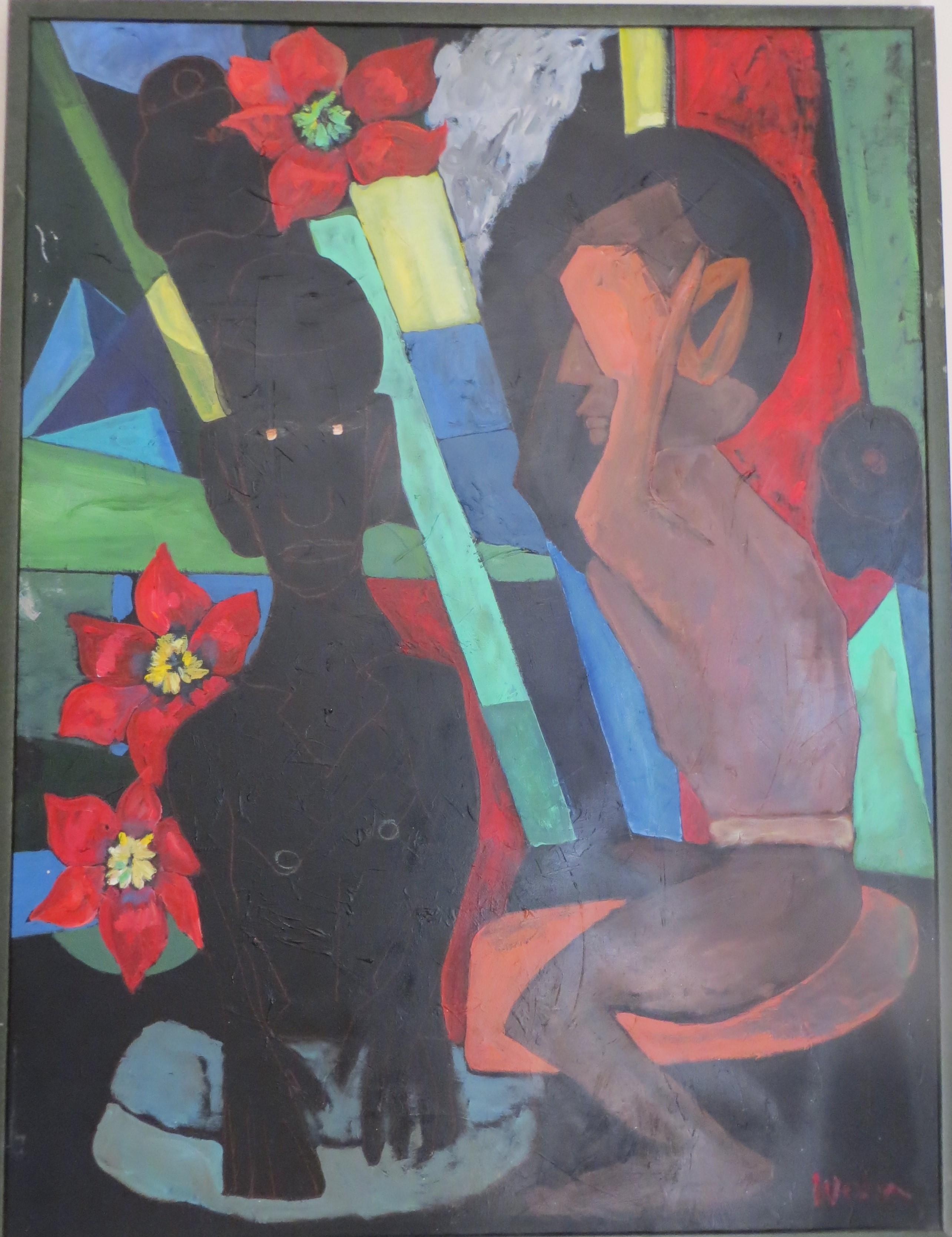 The Speaking Voice  canvas by John Weston For Sale 5