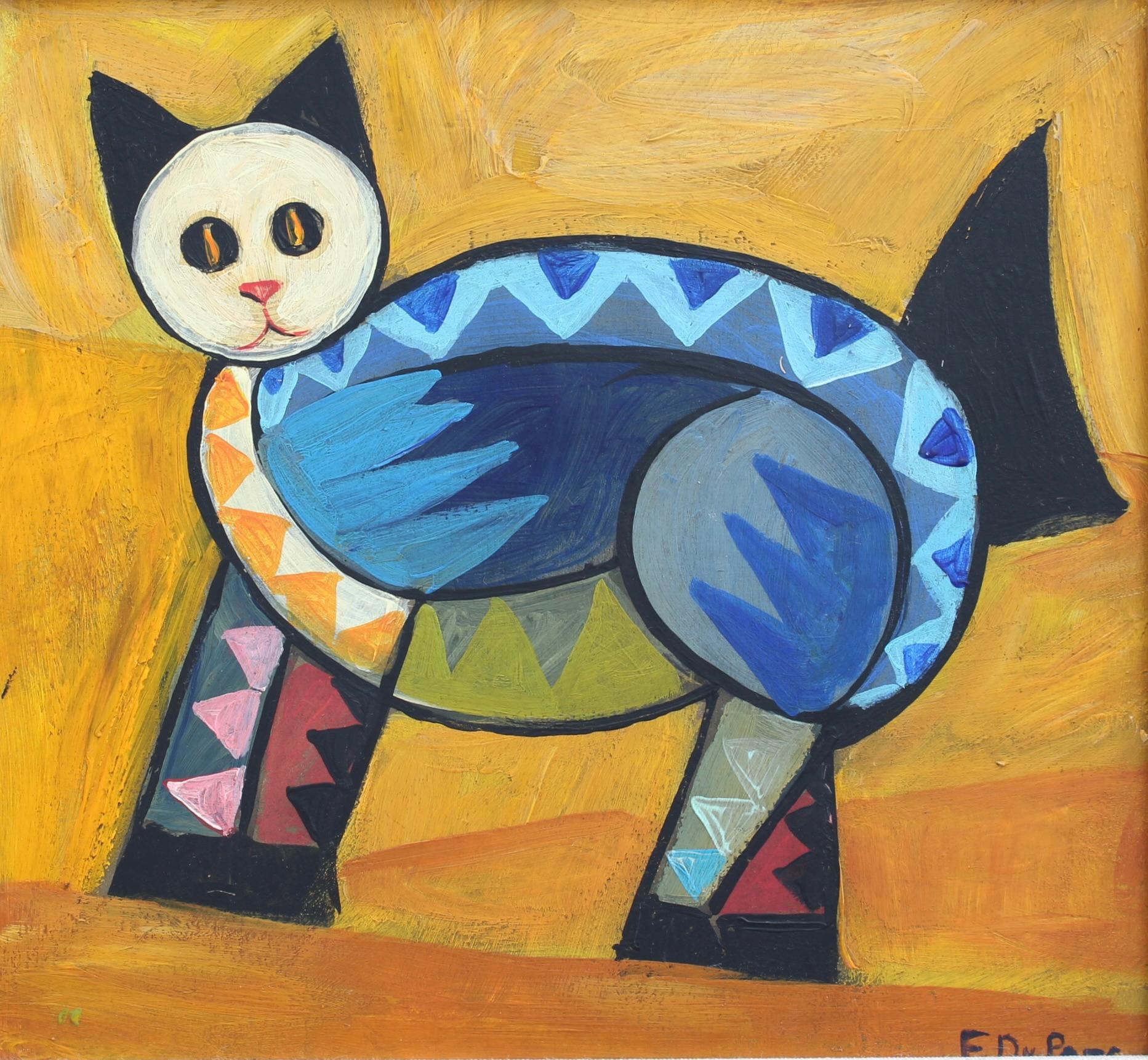 Unknown Animal Painting - 'The Stray Cat', Berlin School