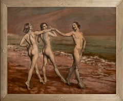 The Three Graces, circa 1930  English Symbolist School  