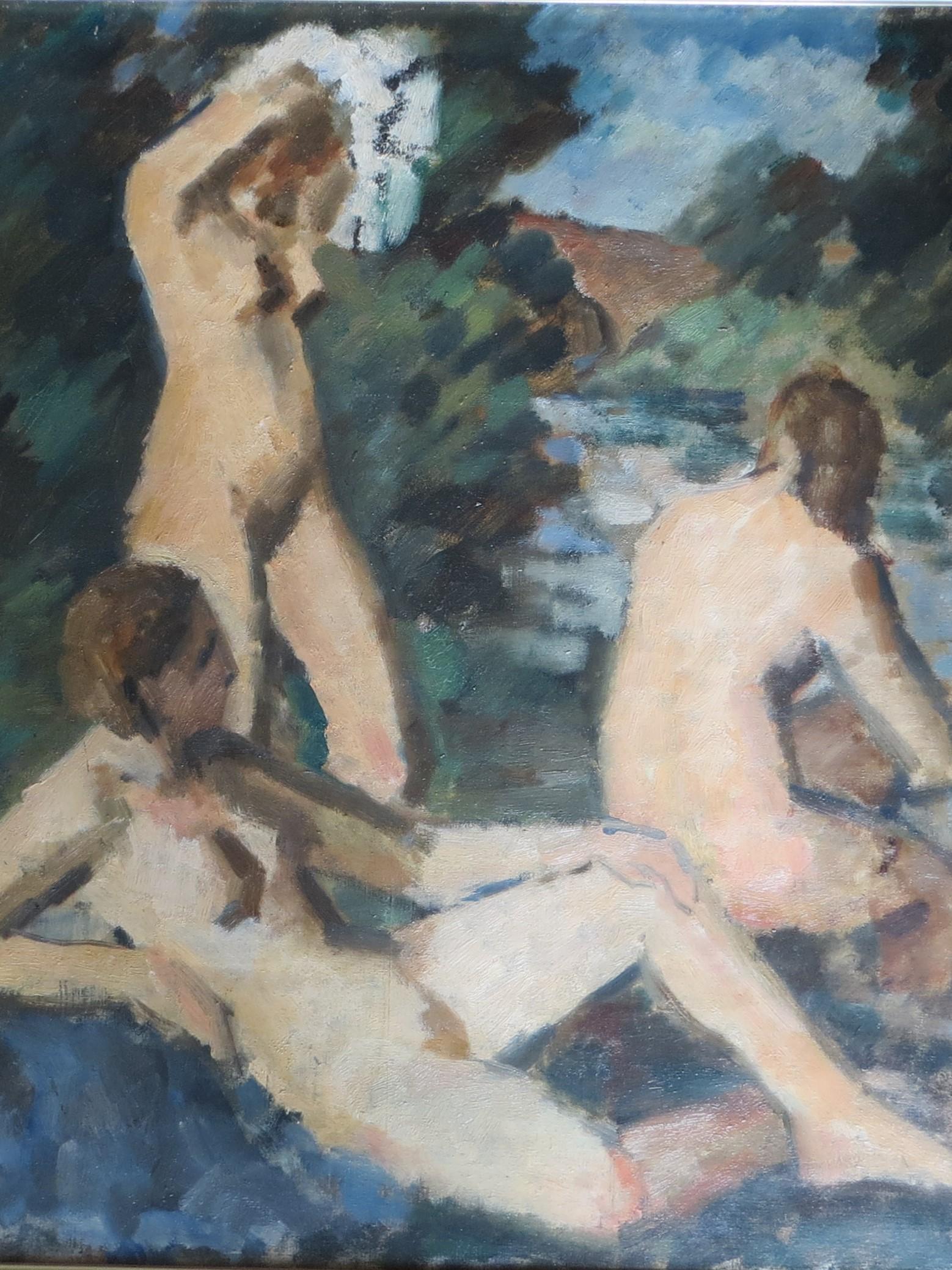Nude Painting di Unknown - Le tre grazie
