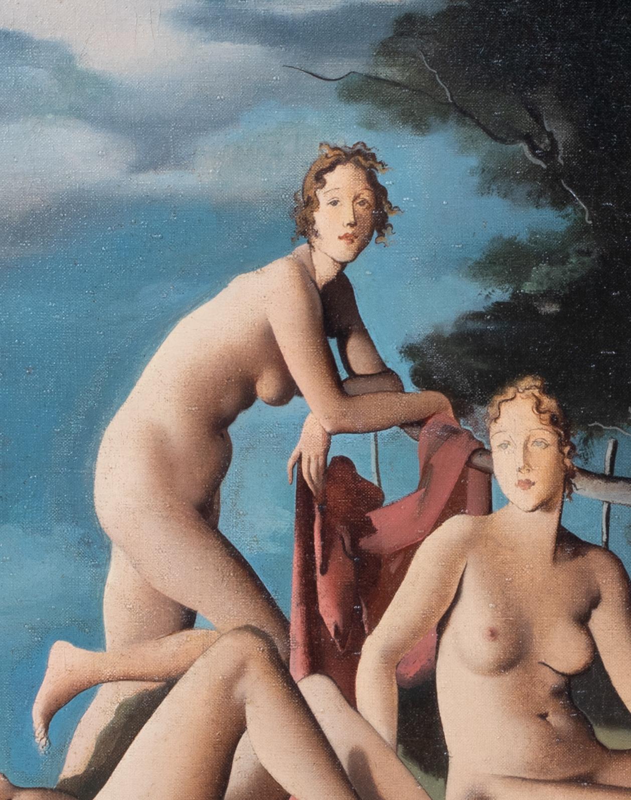 Le tre grazie nude del 1931  Greco ungherese forse Georges Kyrota 2