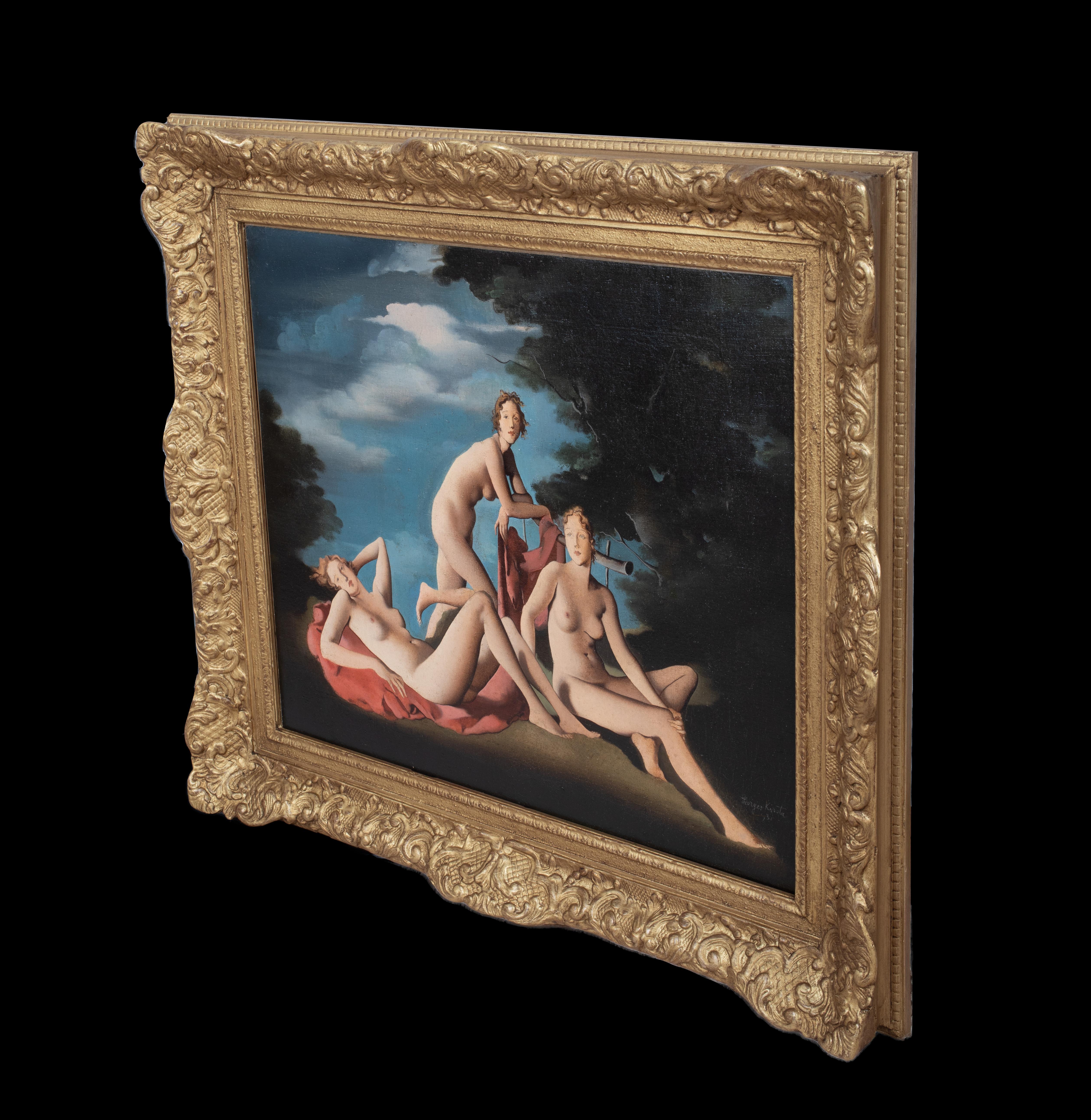 Le tre grazie nude del 1931  Greco ungherese forse Georges Kyrota 3