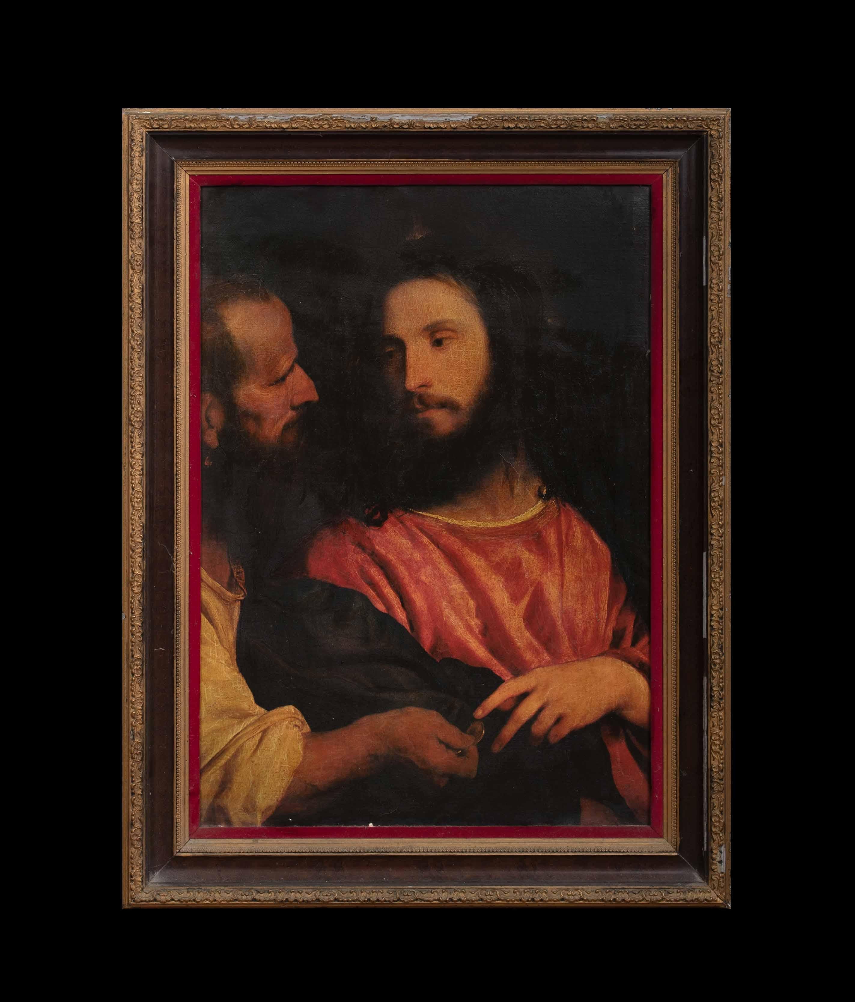 La monnaie de tribut, 17e siècle  d'après TITIEN (1488-1576) - Painting de Unknown