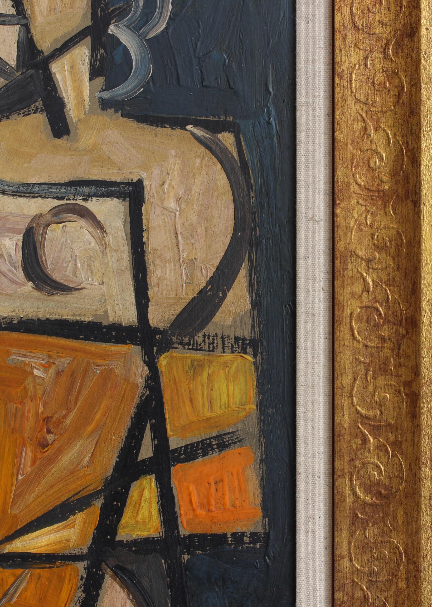 The Vanguard Series Nr. IX: A Collection of Postwar European Abstractions - Brown Abstract Painting by Unknown
