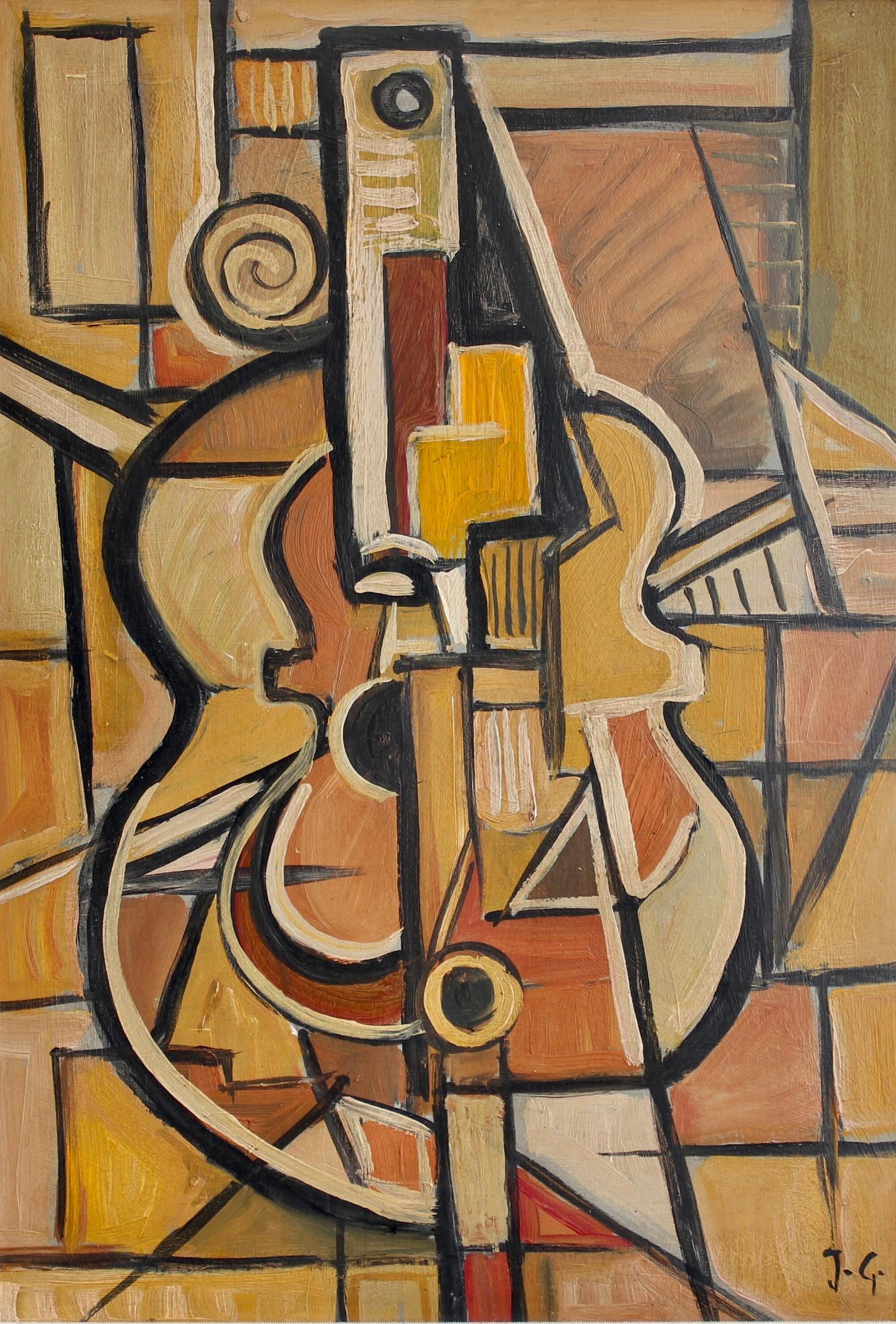 La série Vanguard Nr. V : Collectional d'abstractions européennes d'après-guerre de JG - Painting de Unknown