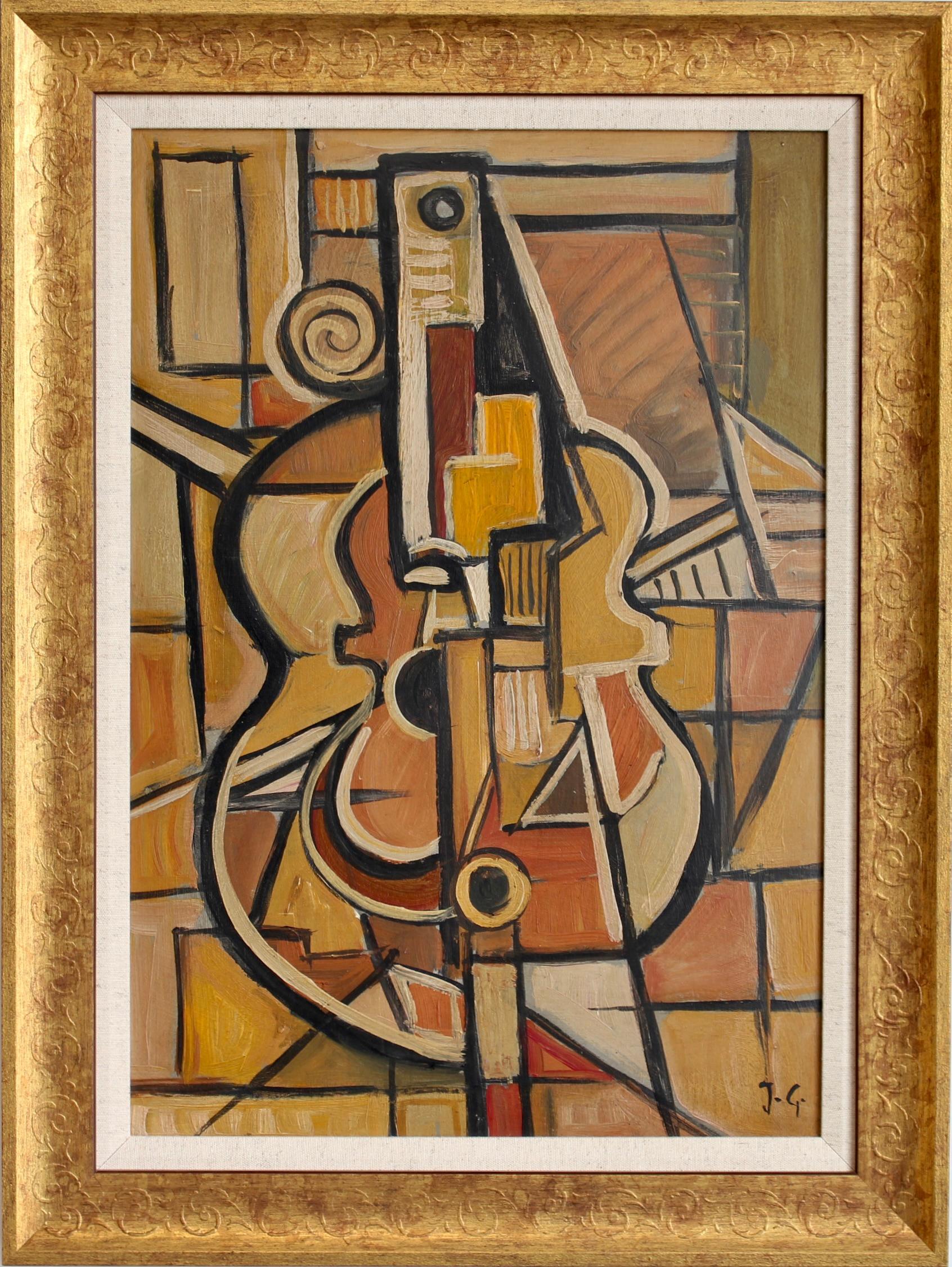 Abstract Painting Unknown - La série Vanguard Nr. V : Collectional d'abstractions européennes d'après-guerre de JG