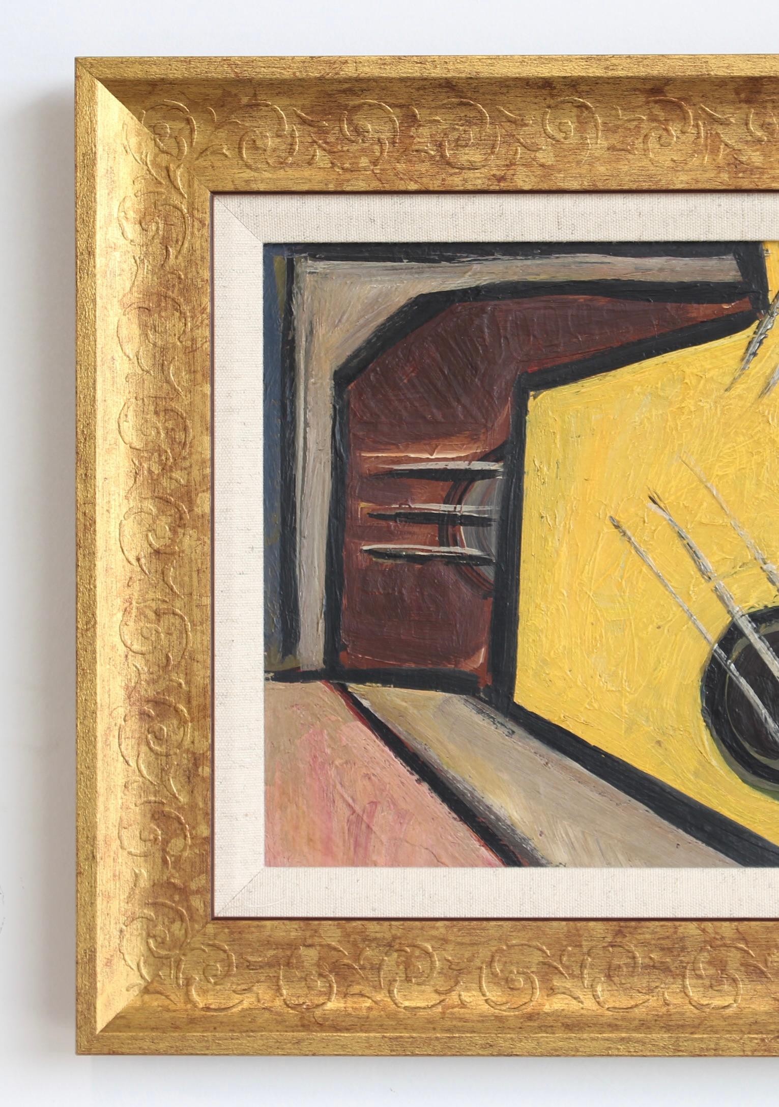 La serie Vanguard Nr. X: Una collezione di astrazioni europee del dopoguerra - Abstract Painting Marrone di Unknown